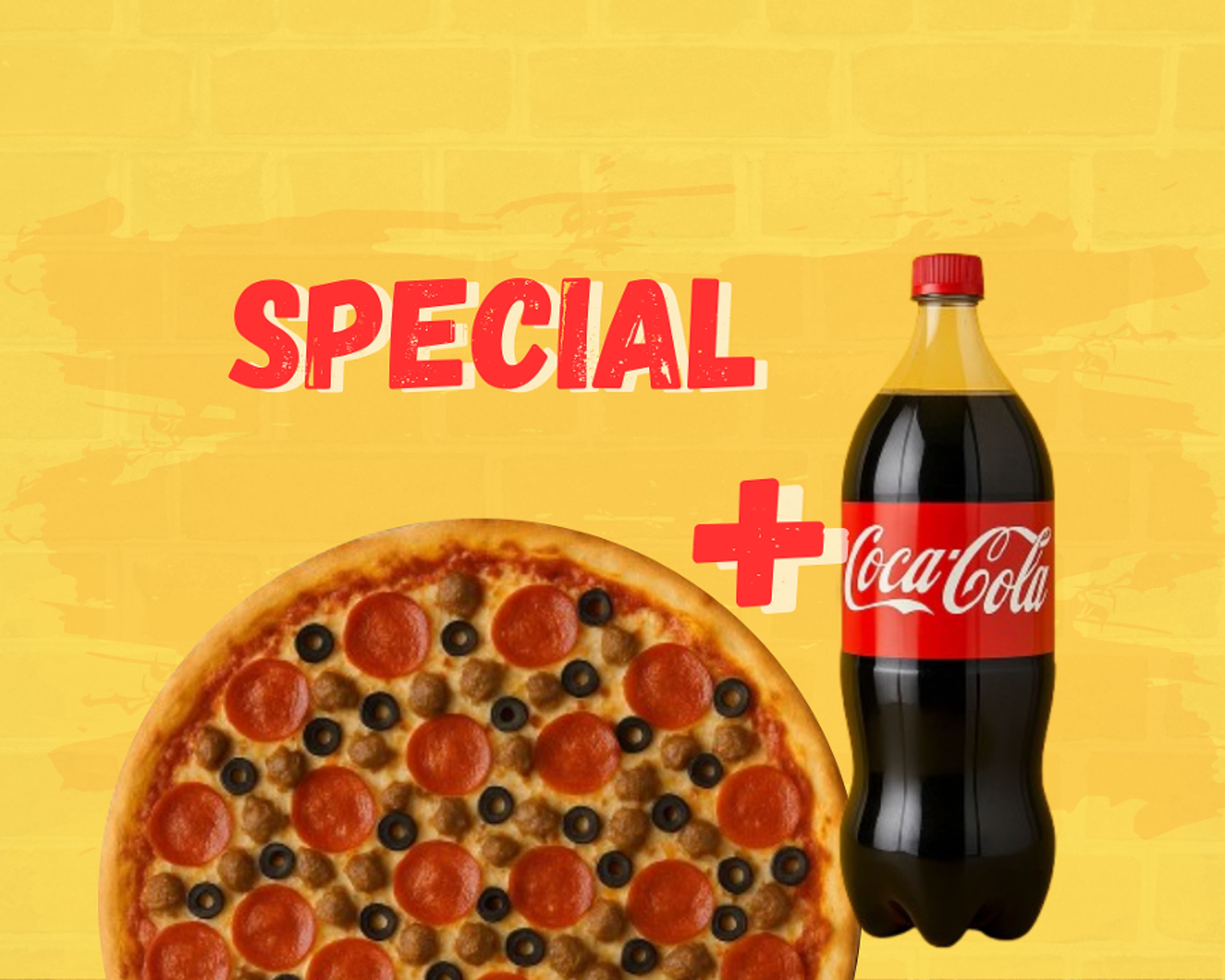 3 Toppings + 2L Special.