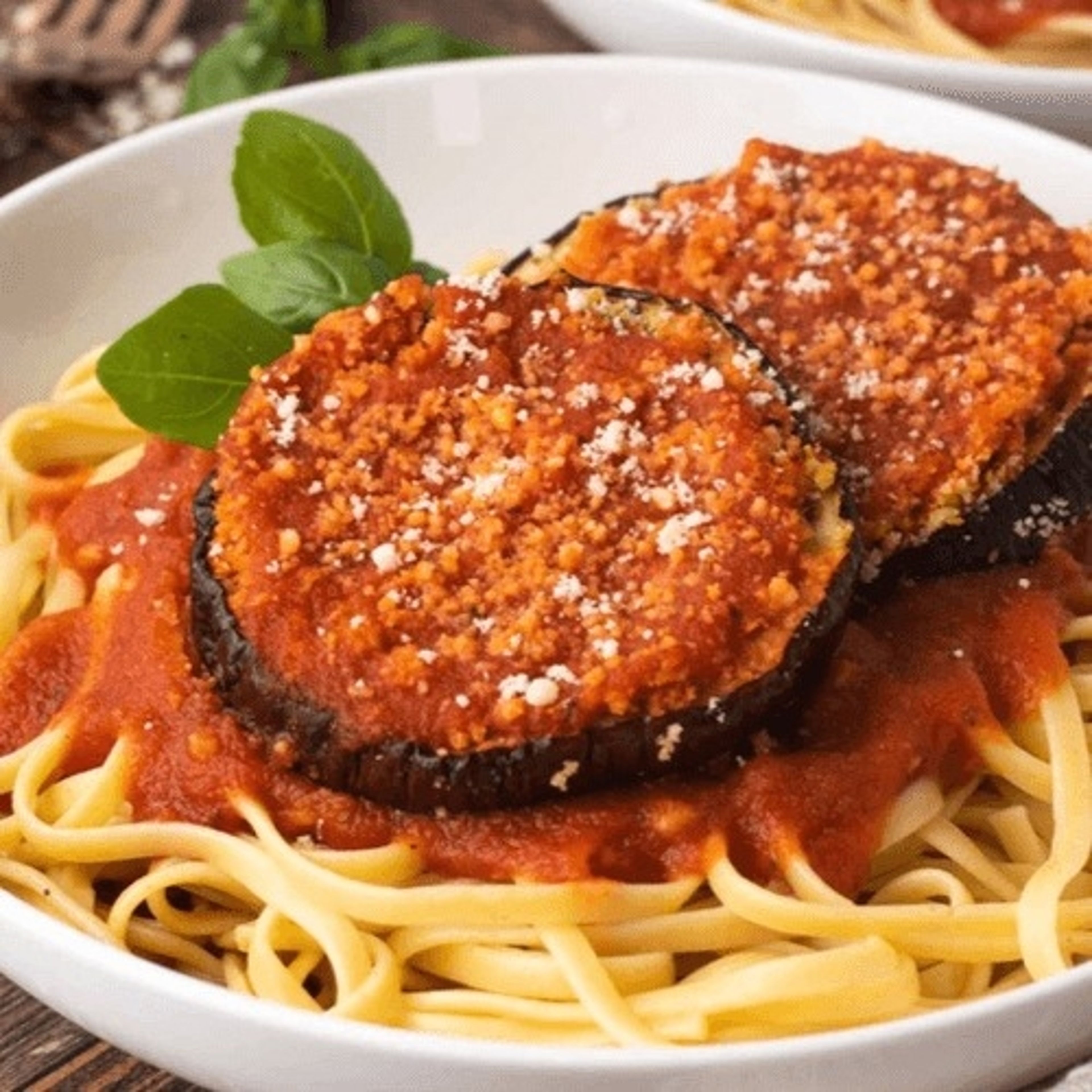 Eggplant Parmesan.