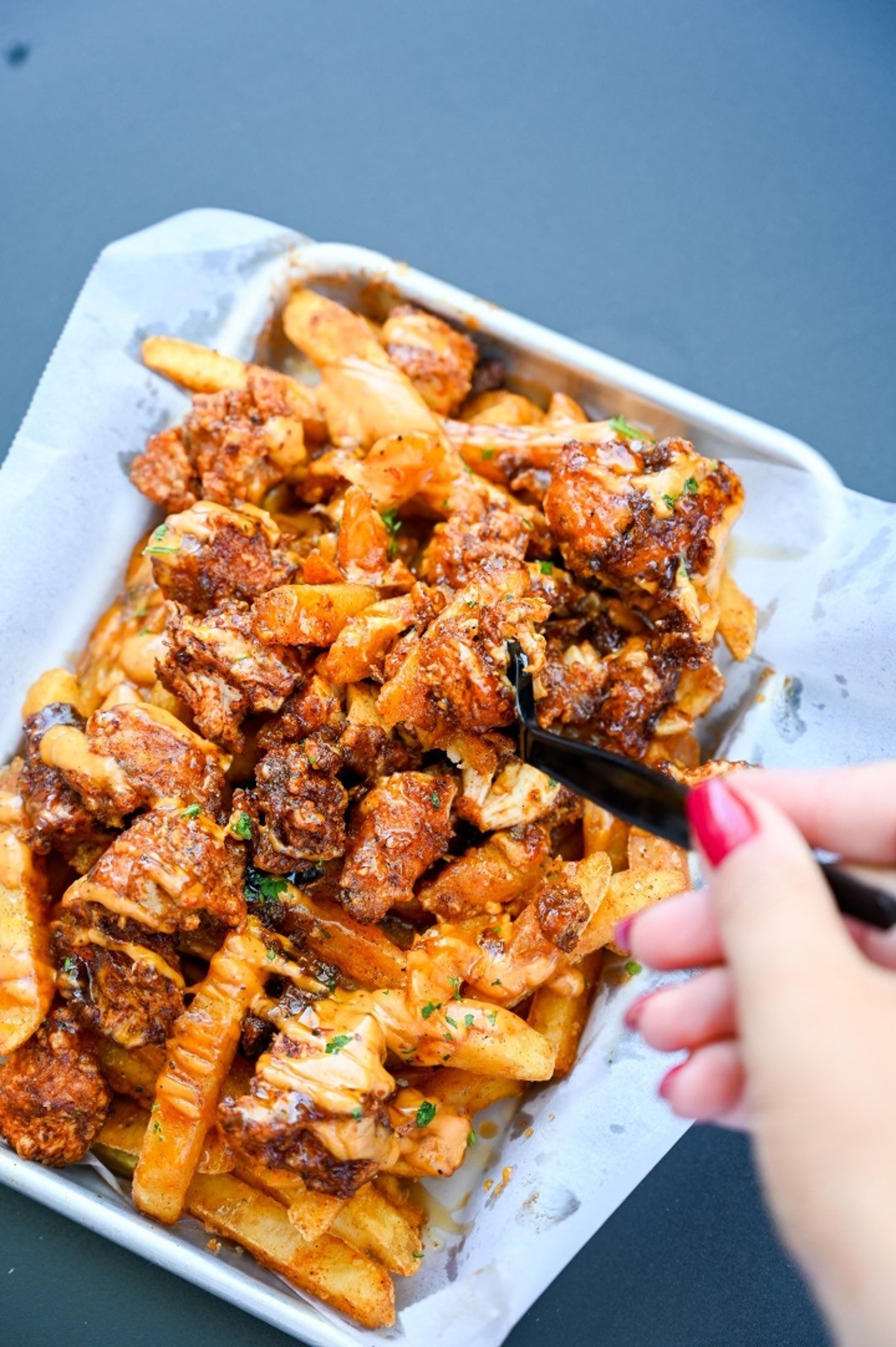 Sweet and Spicy Fries.