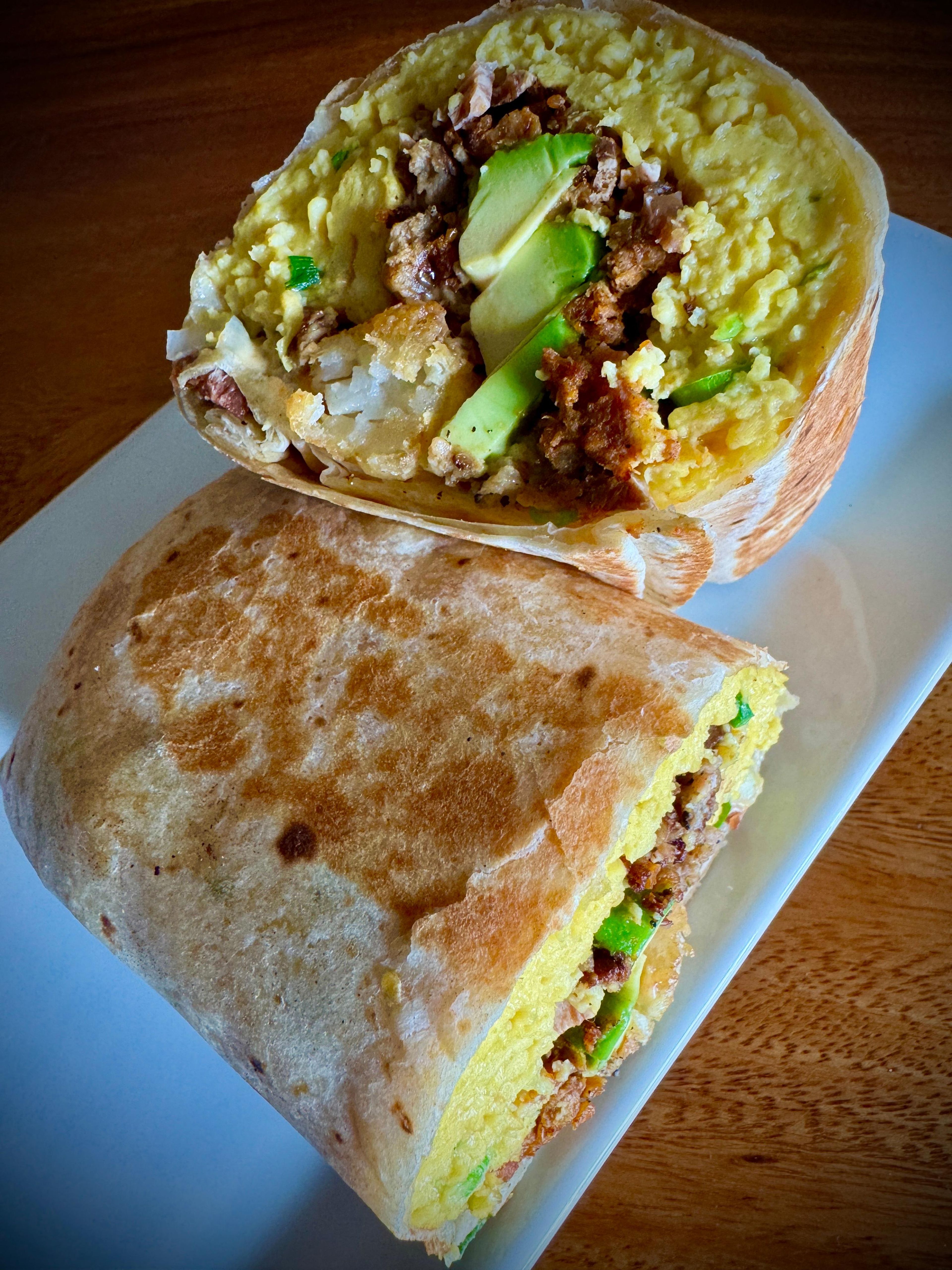 Monster Protein Burrito.