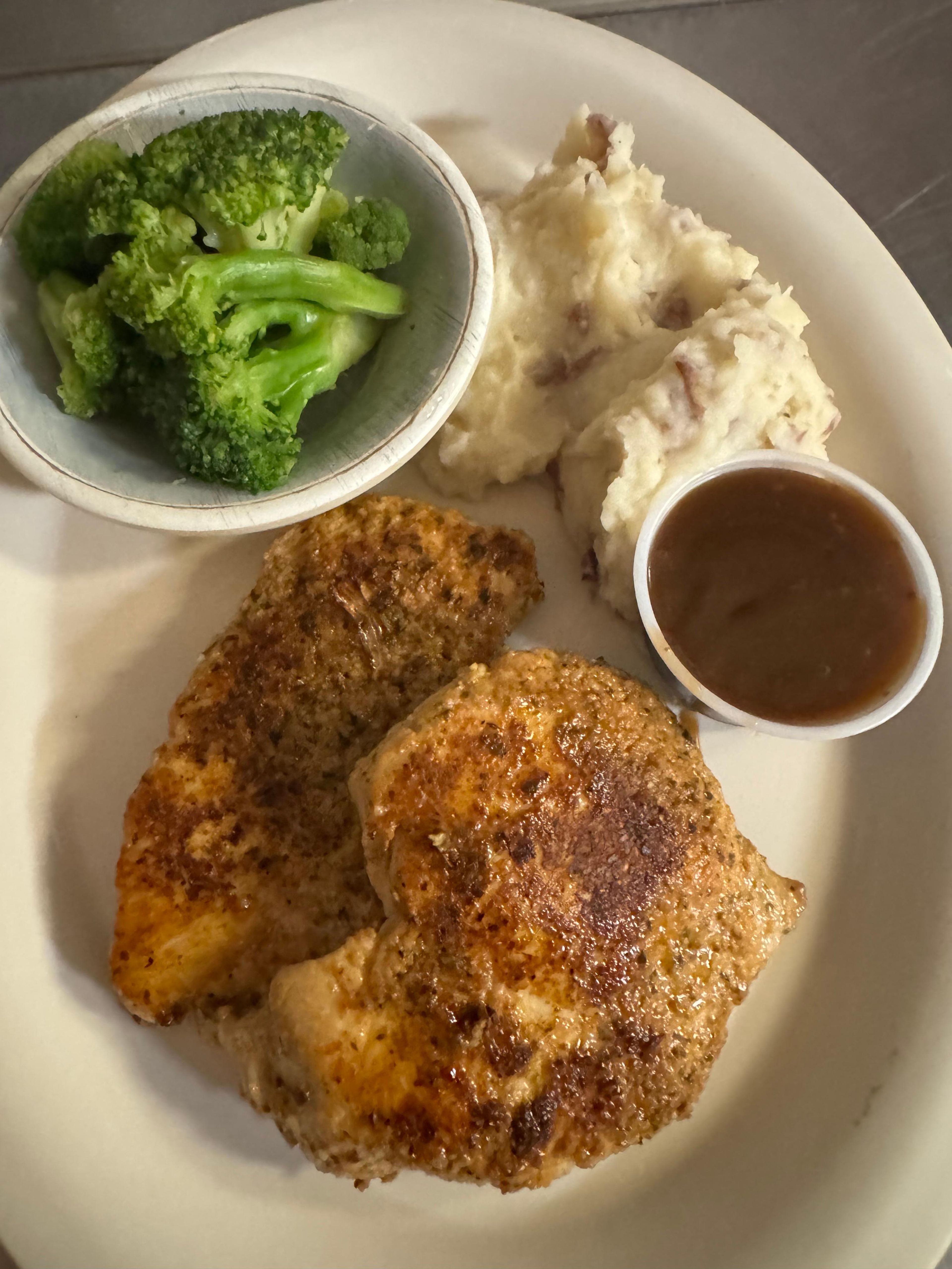 Grilled Blackened Chicken.