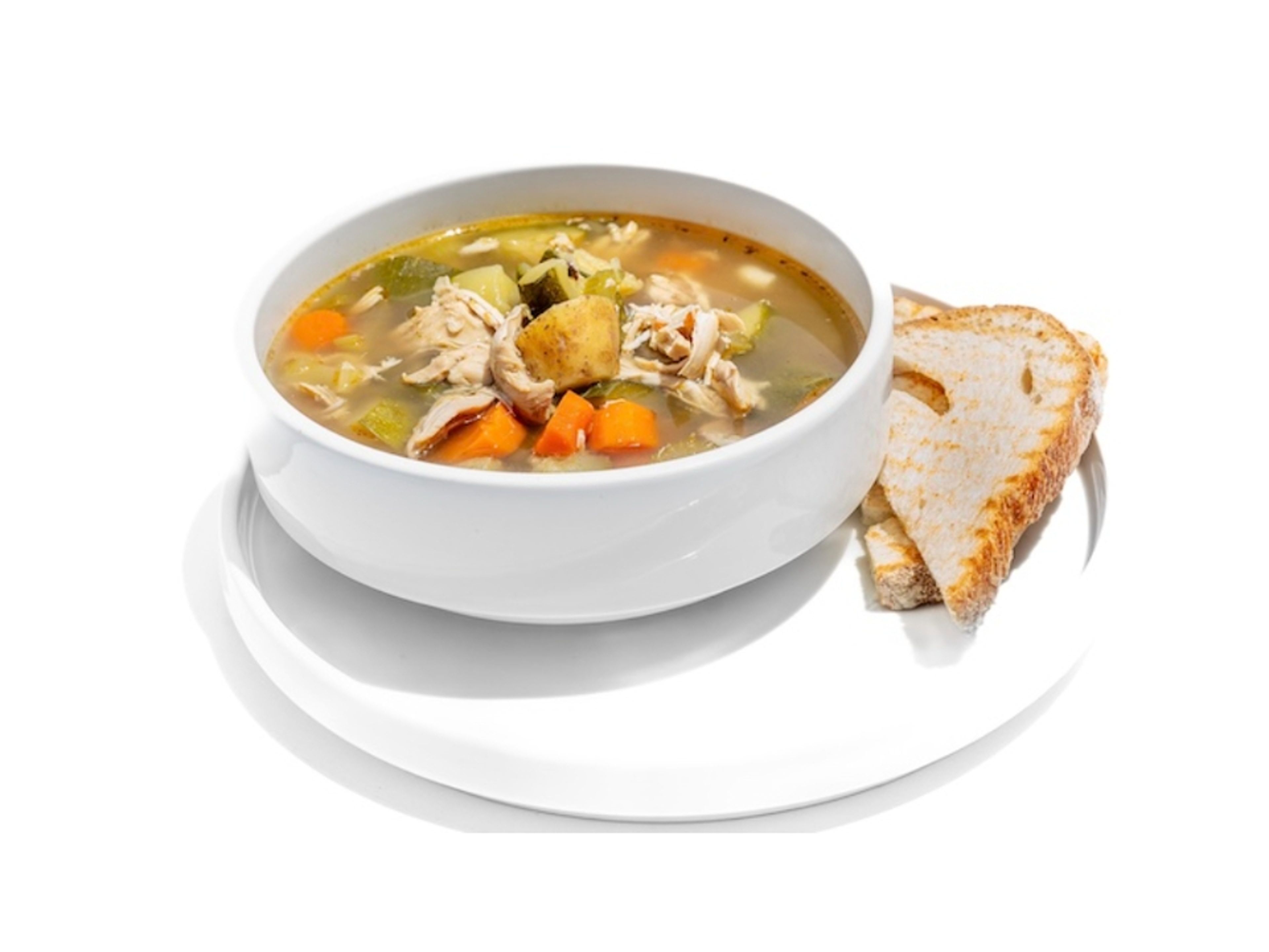 CHICKEN NOODLE SOUP.