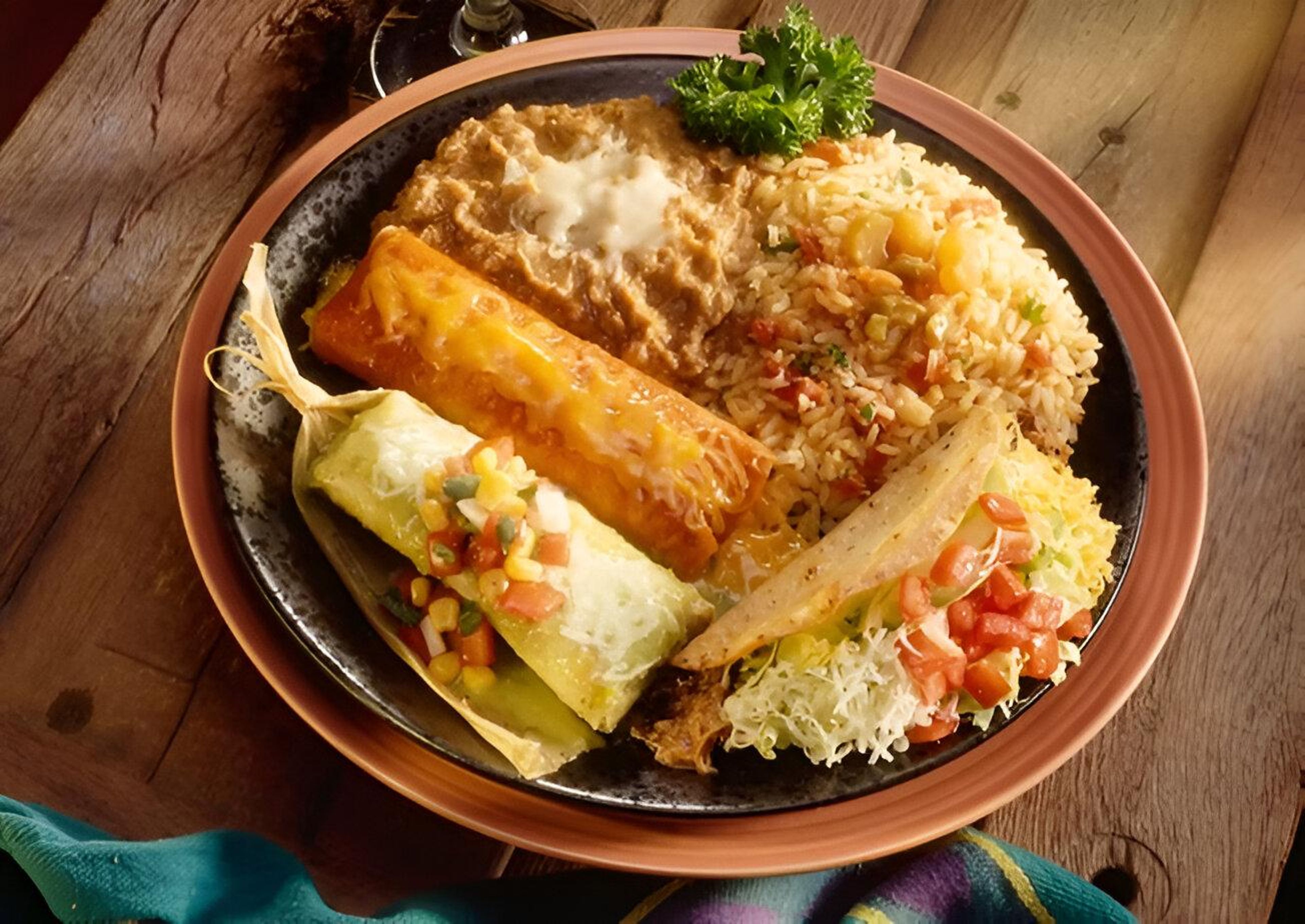 Burrito wrap chicken.