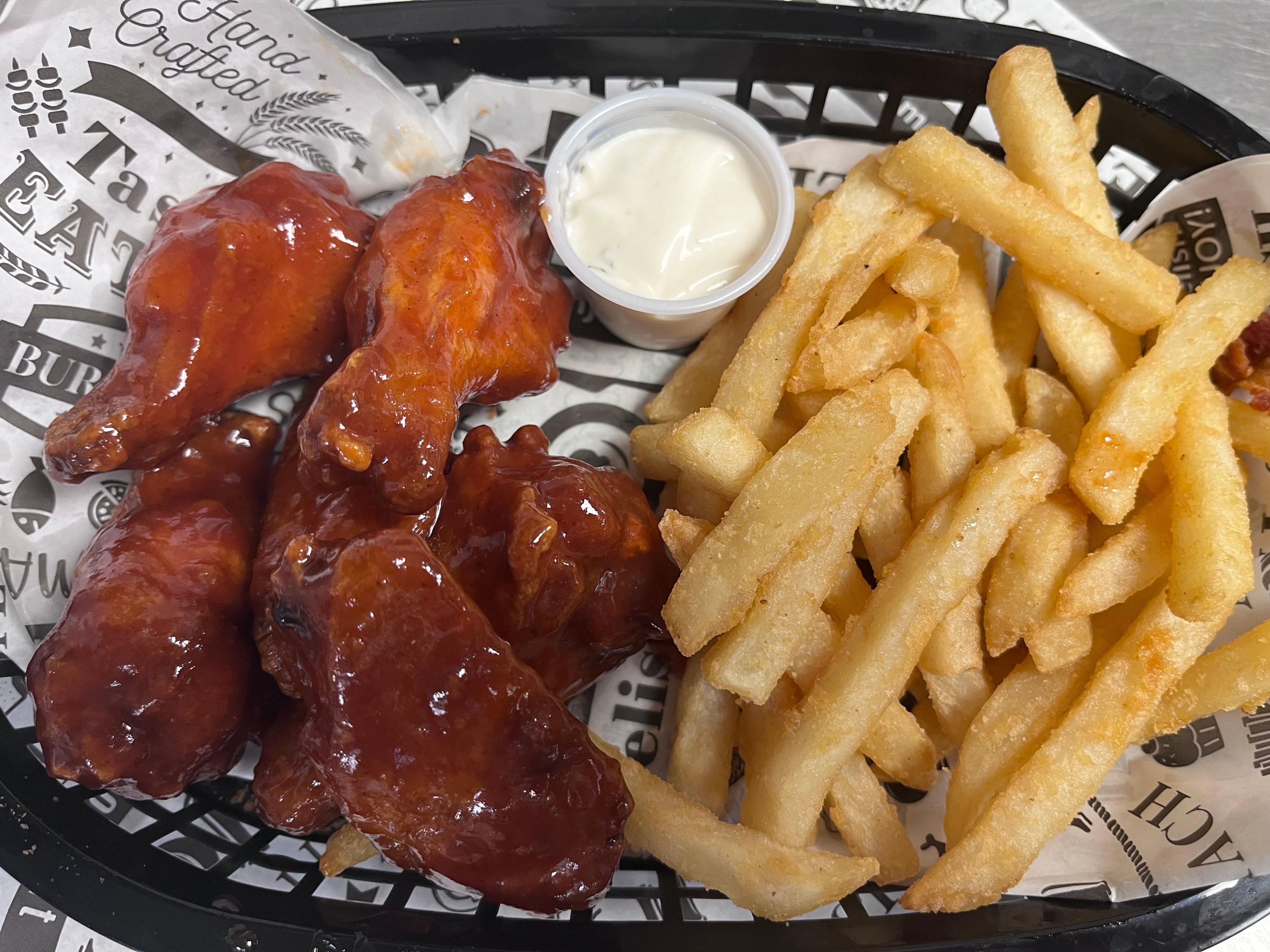 Wing Basket - Honey BBQ.