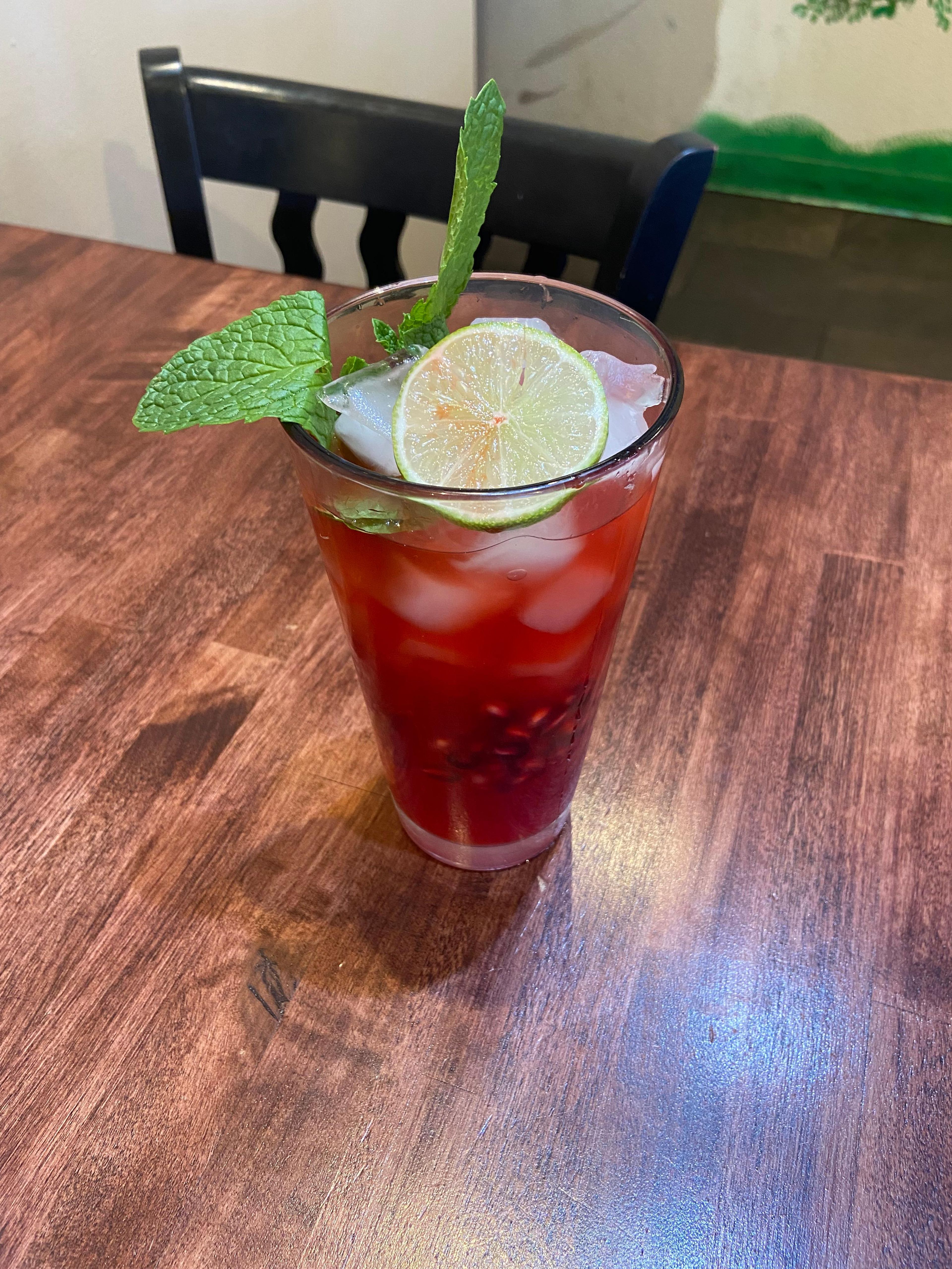 Pomegranate Lemonade.