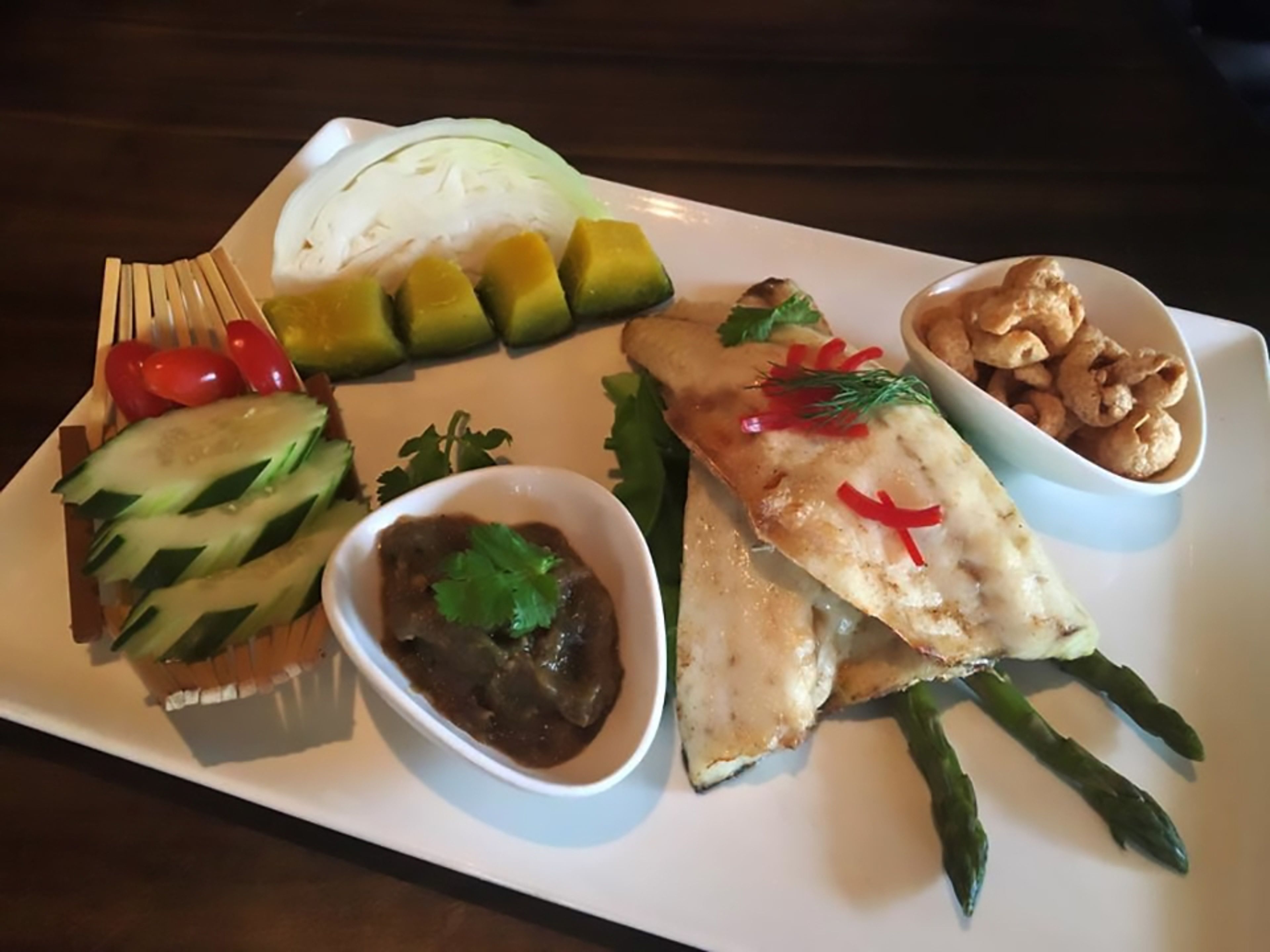 Pla Yang Nam Prik Nume.