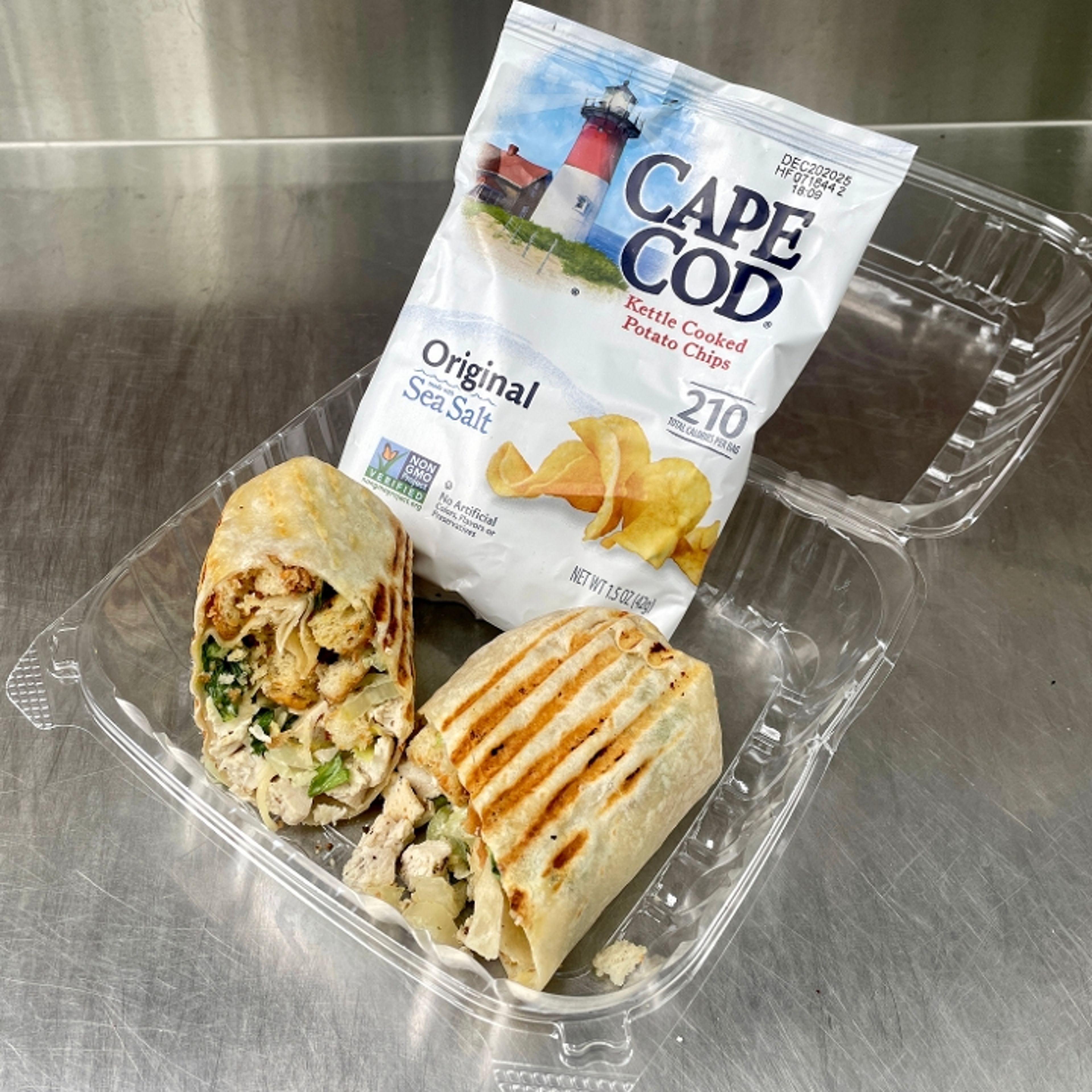 Chicken Caesar Wrap.