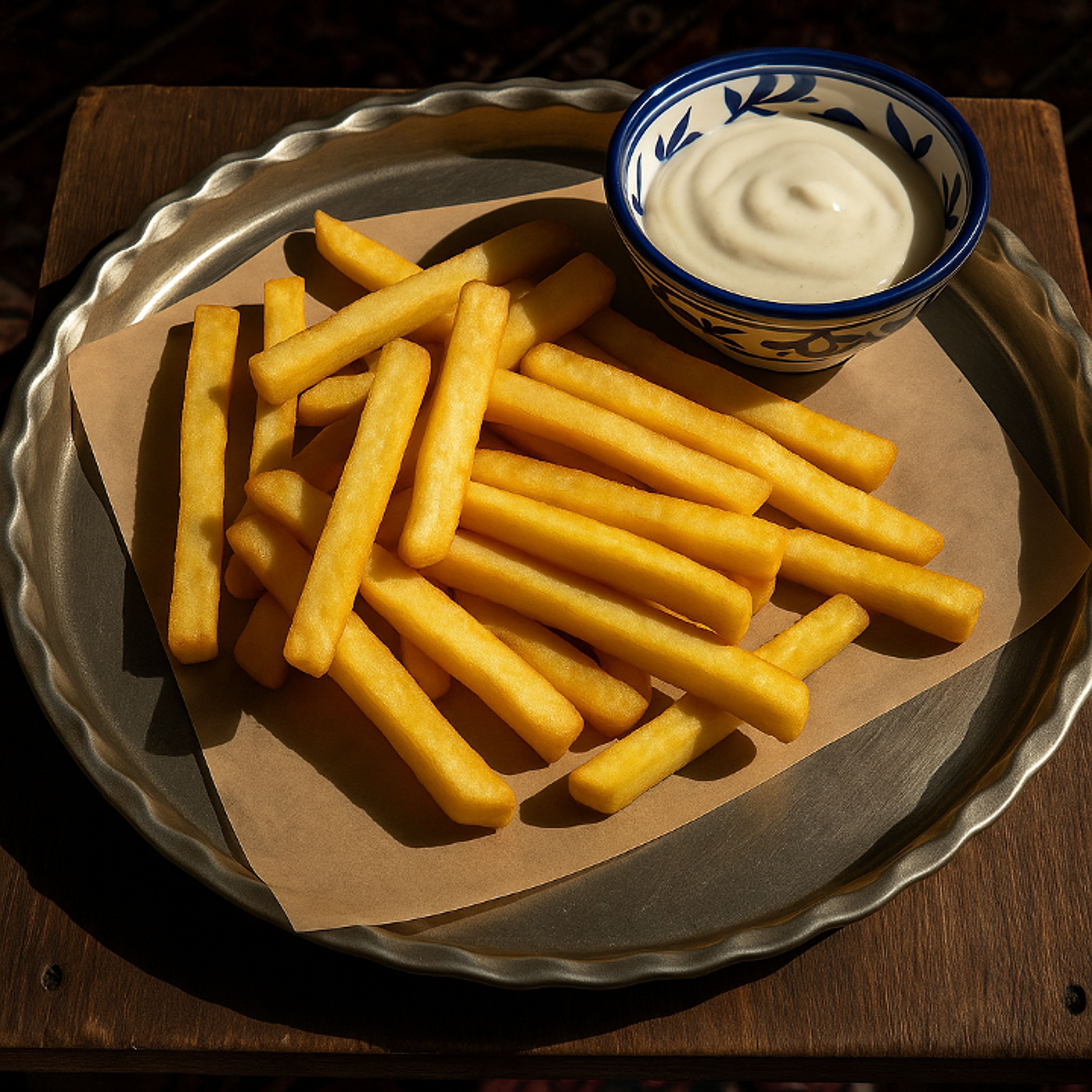 Fries (سیب زمینی).