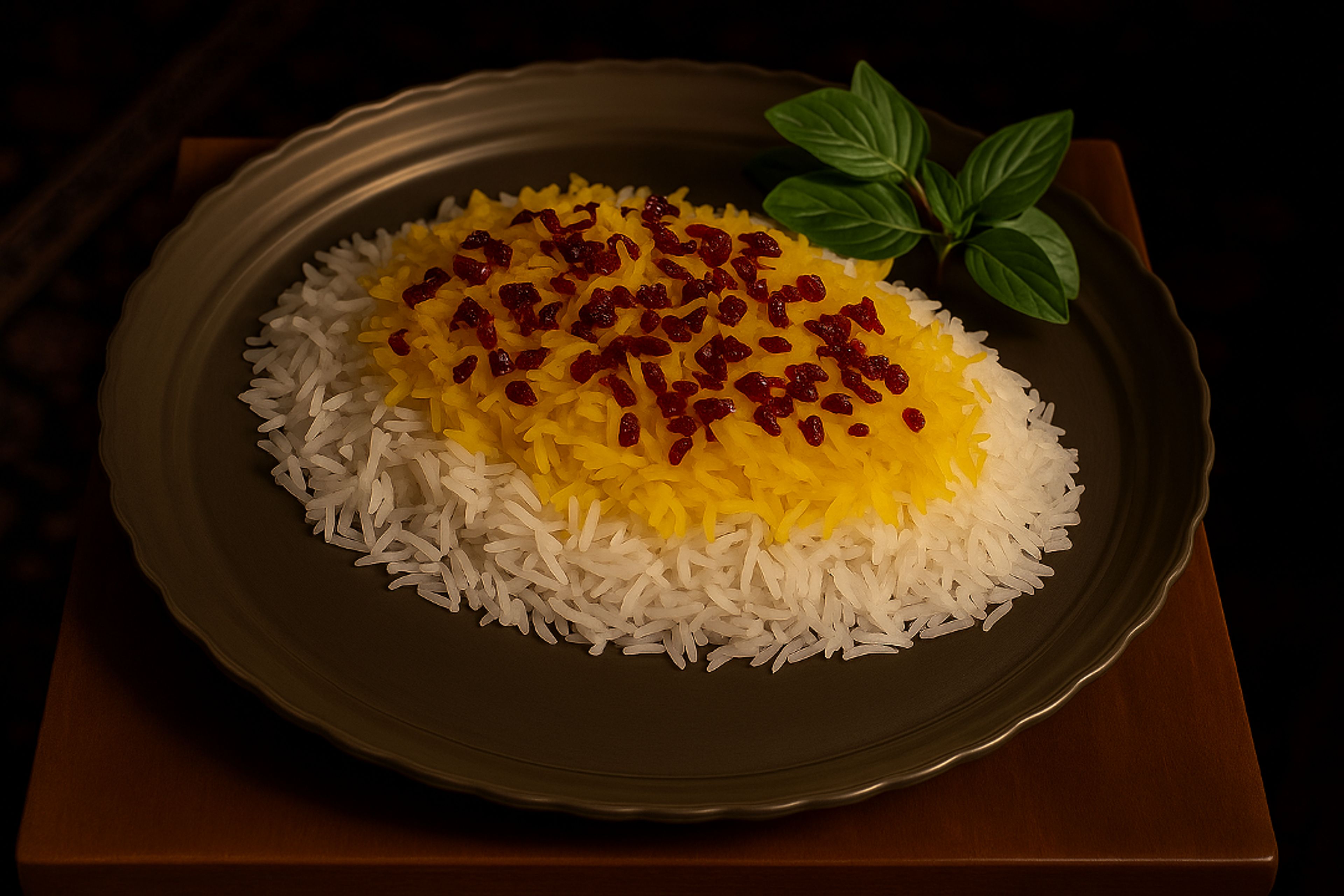 Zereshk Polo (زرشک پلو).