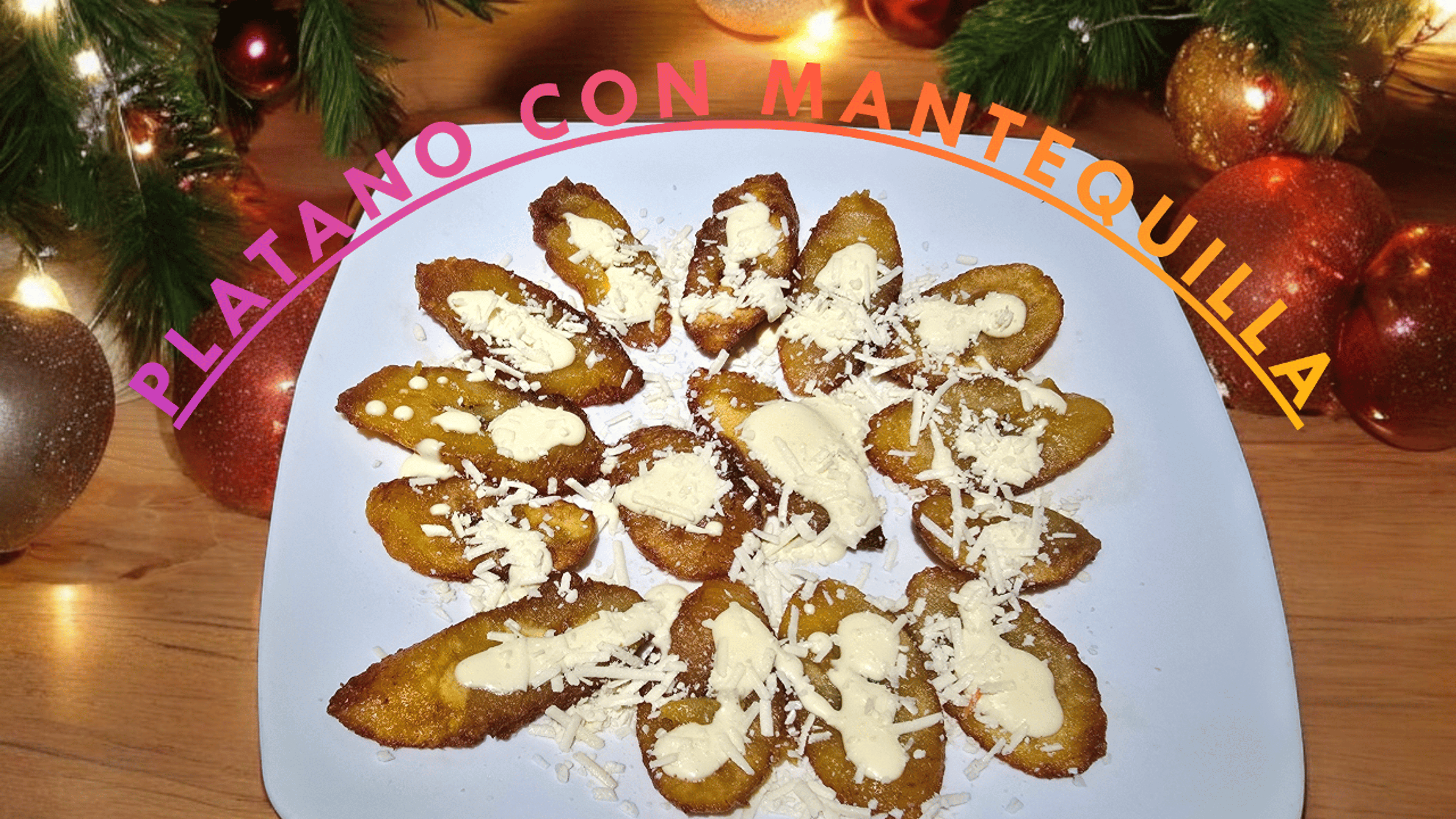 Platano Con Mantequilla.