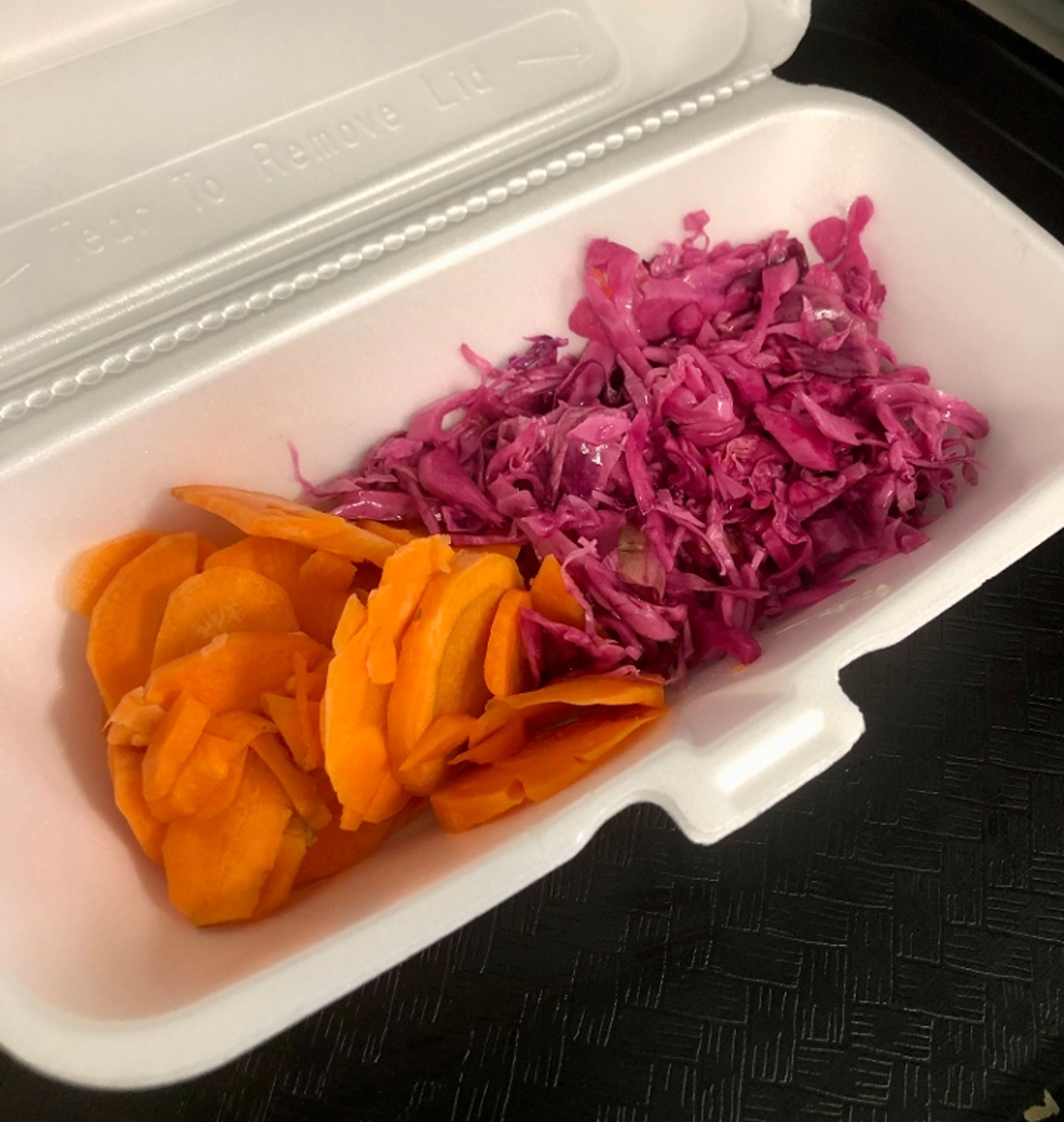 Side Pickled Veggies.