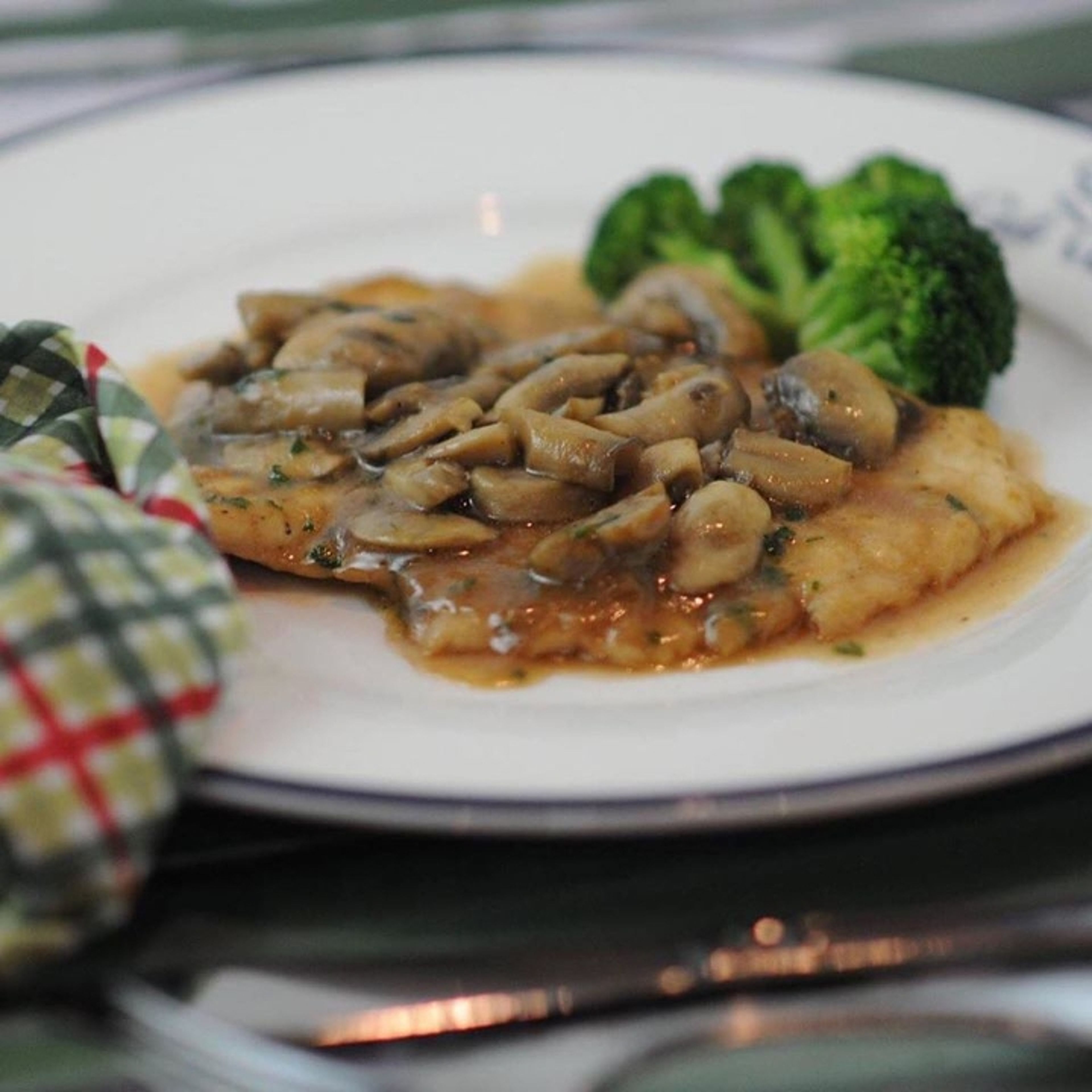 Chicken Marsala Lunch.