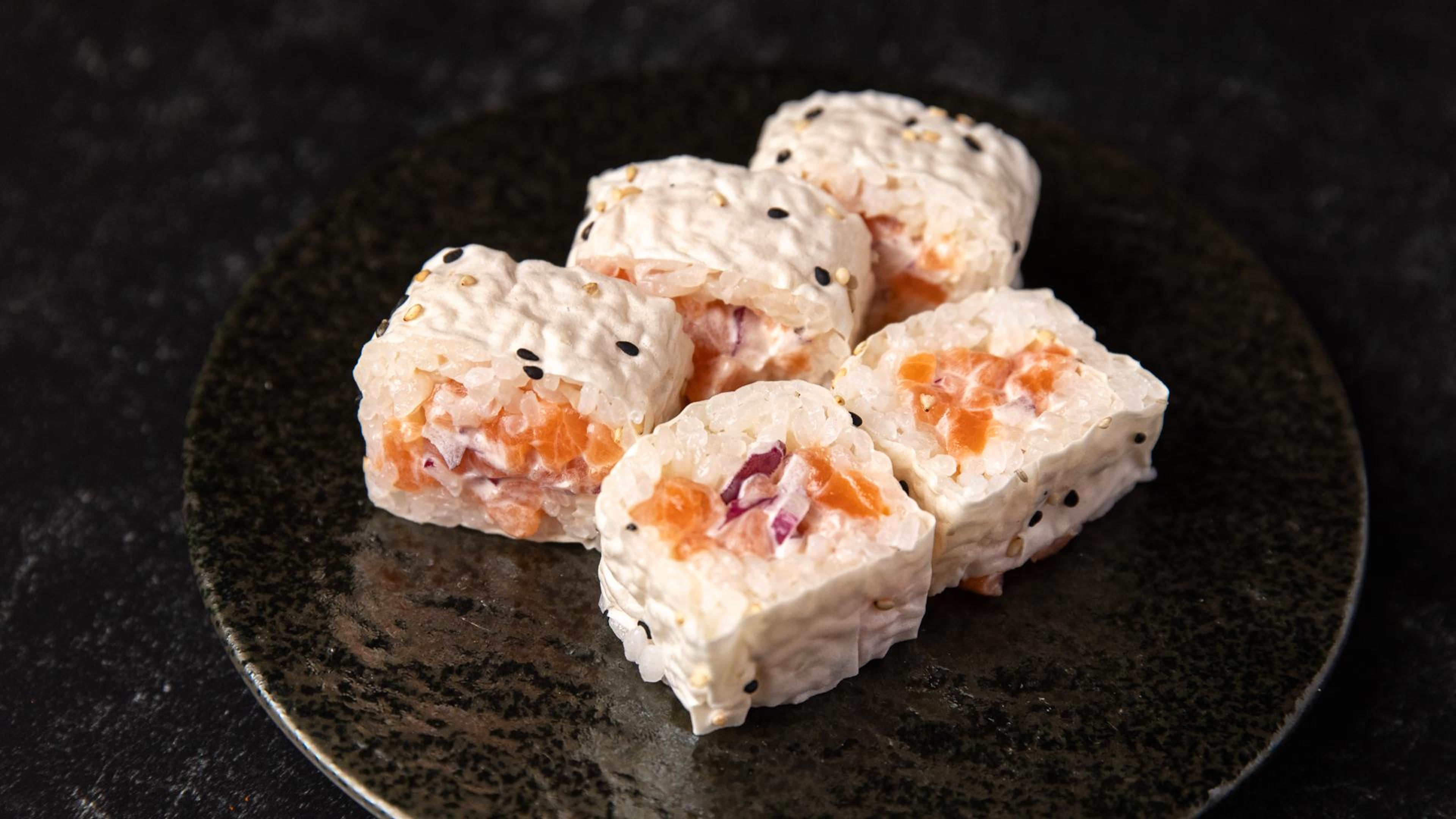 Creamy Salmon Roll.