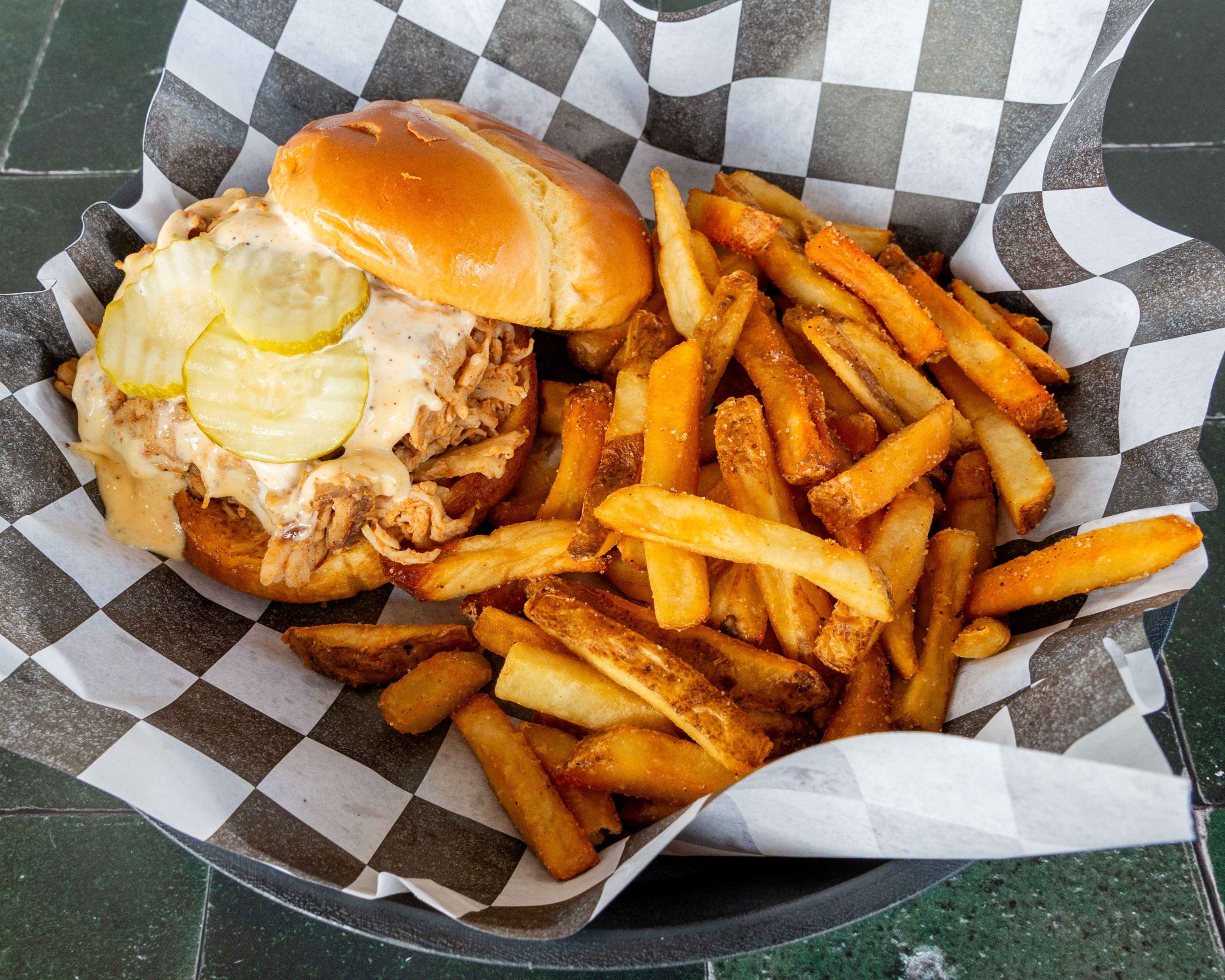 Smoked Chicken Sandwich.