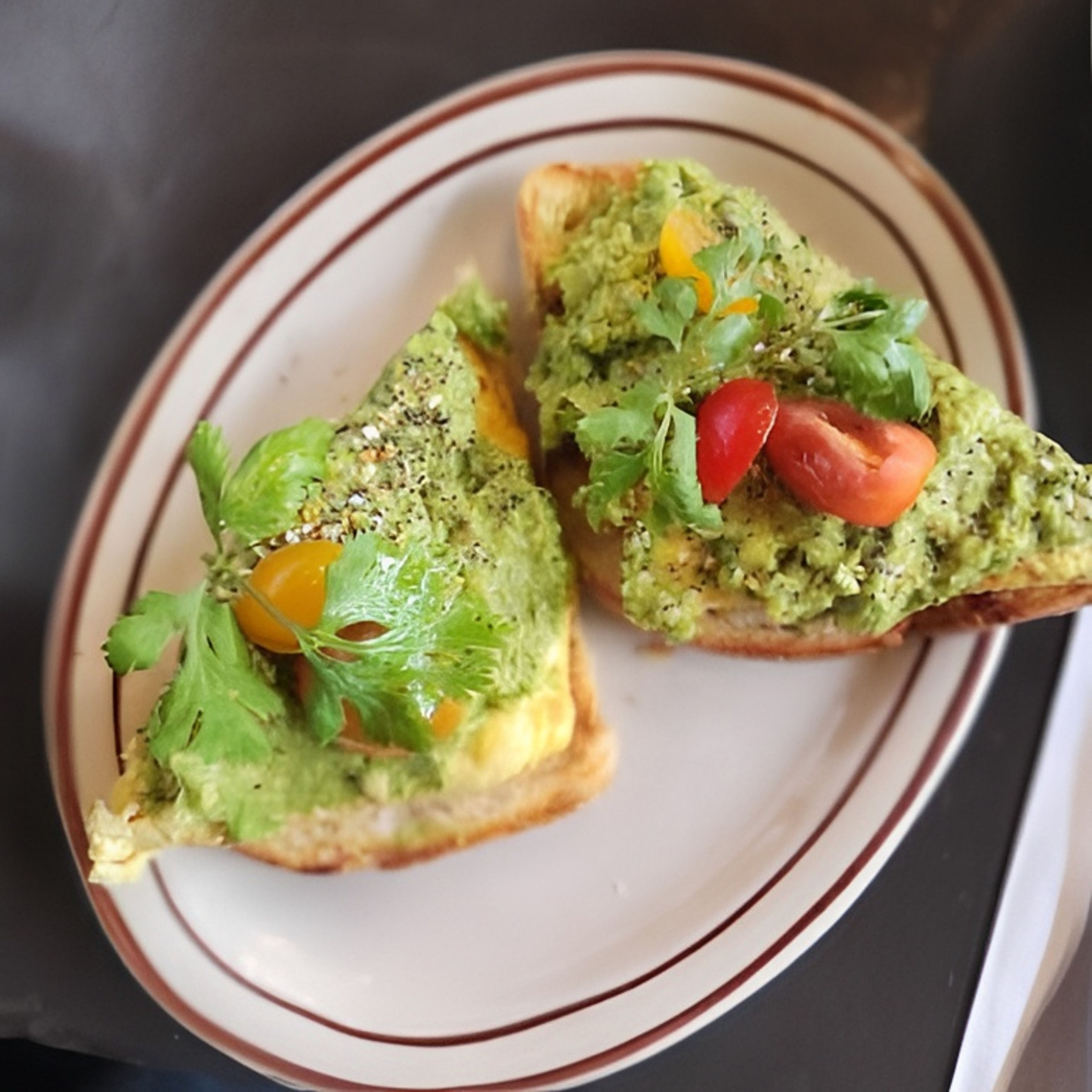 Avocado Toast (2 slices).