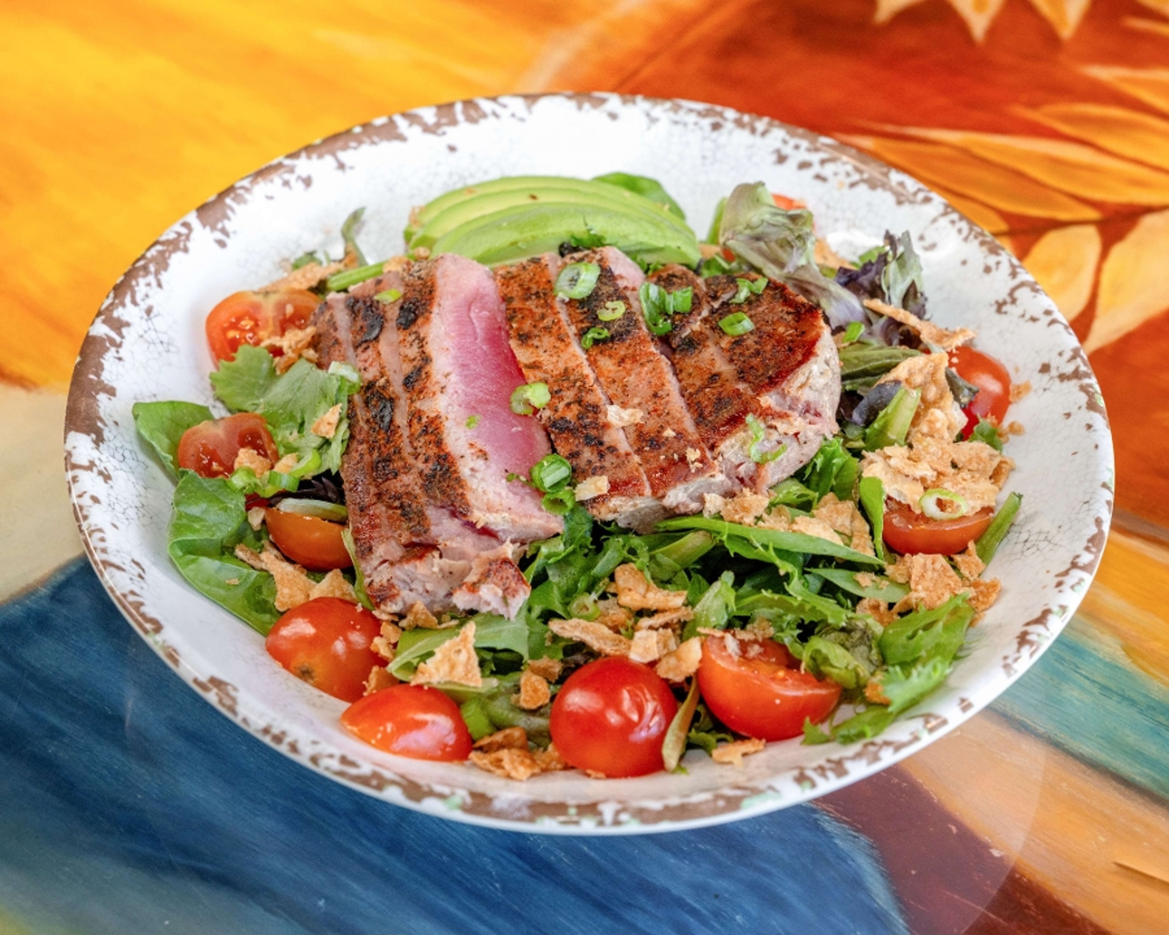 Ahi Salad.