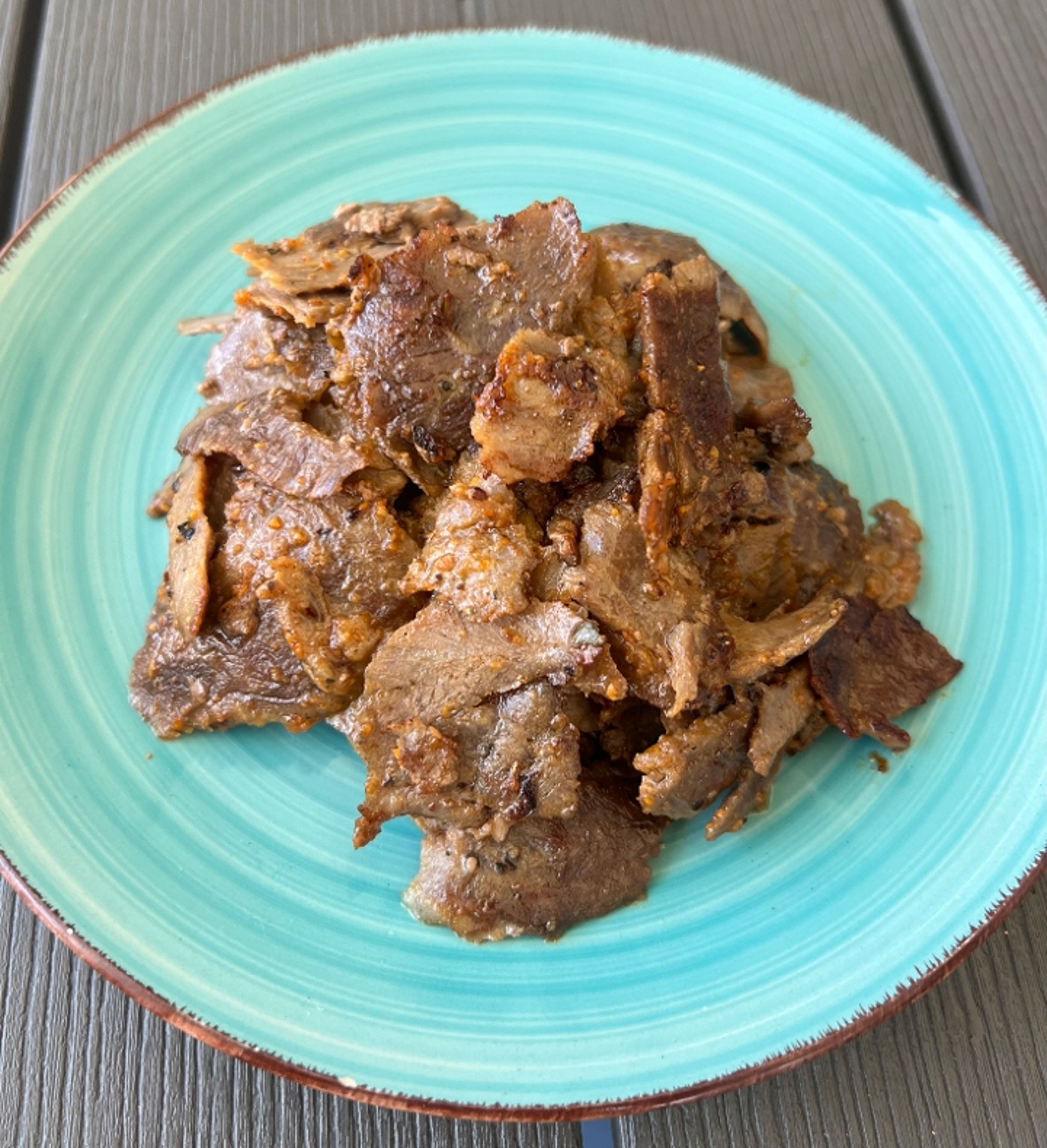 House flavored Lamb Yeero meat.