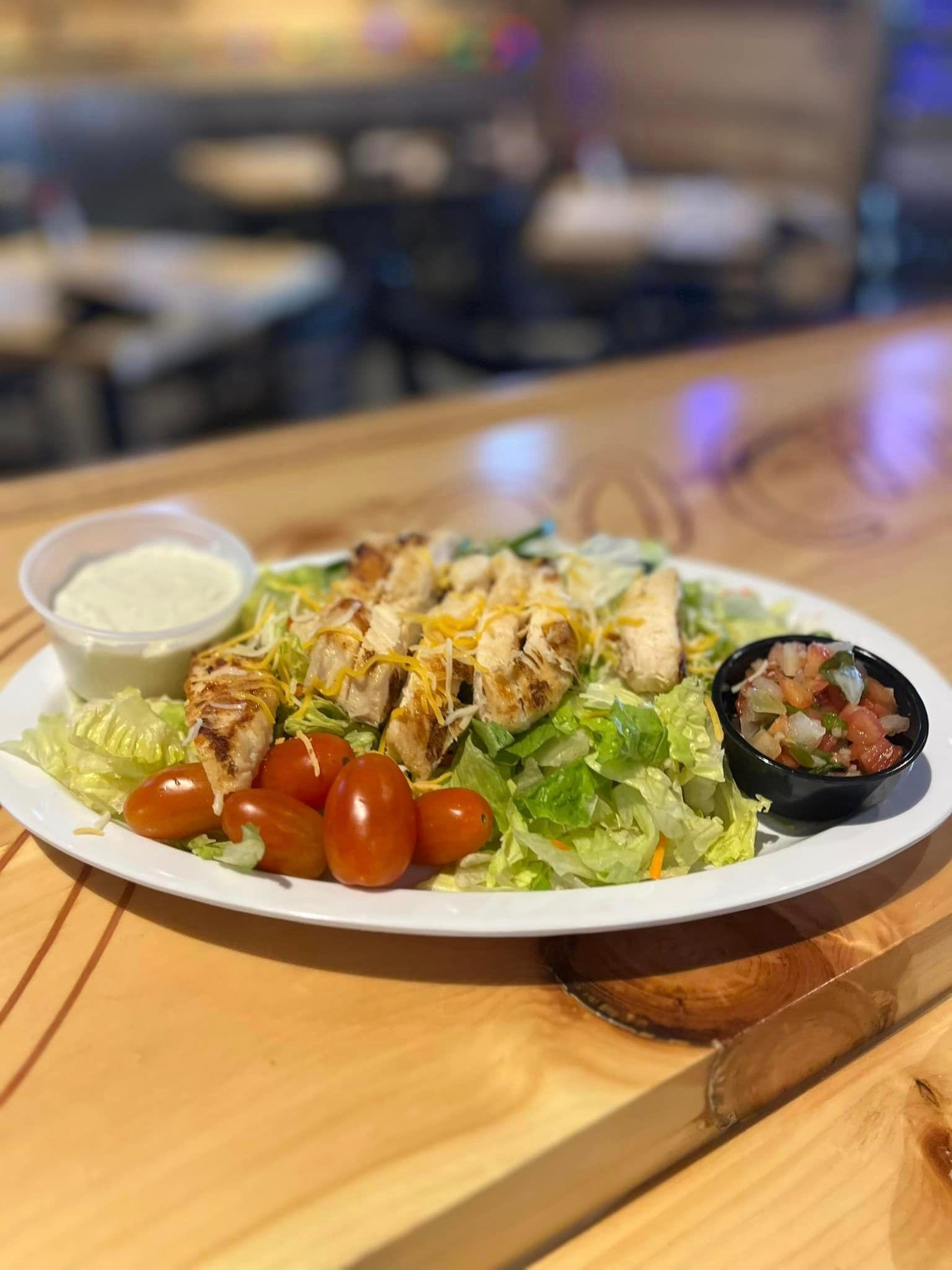 Grilled Chicken Salad.