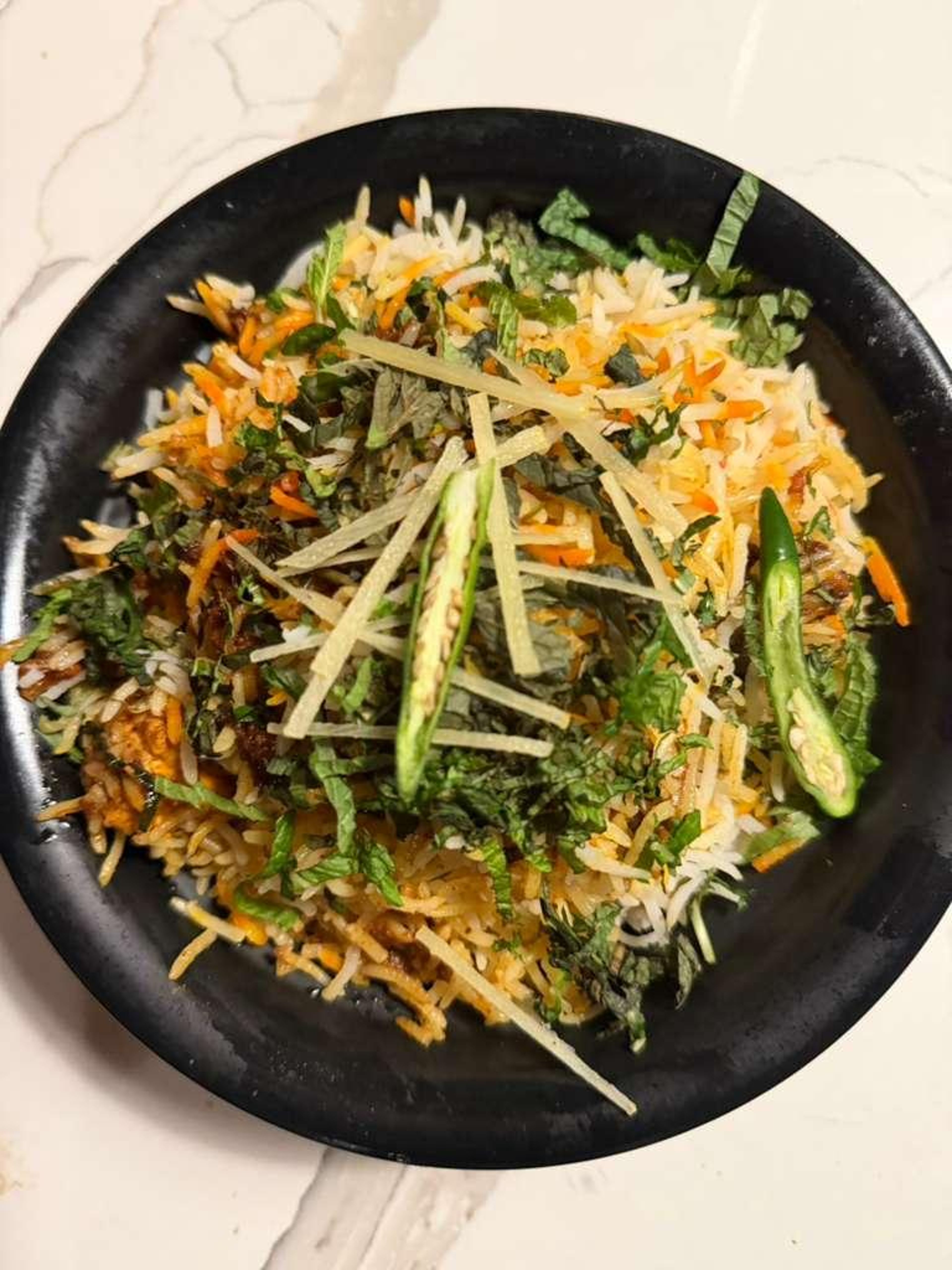 Veg Biryani.