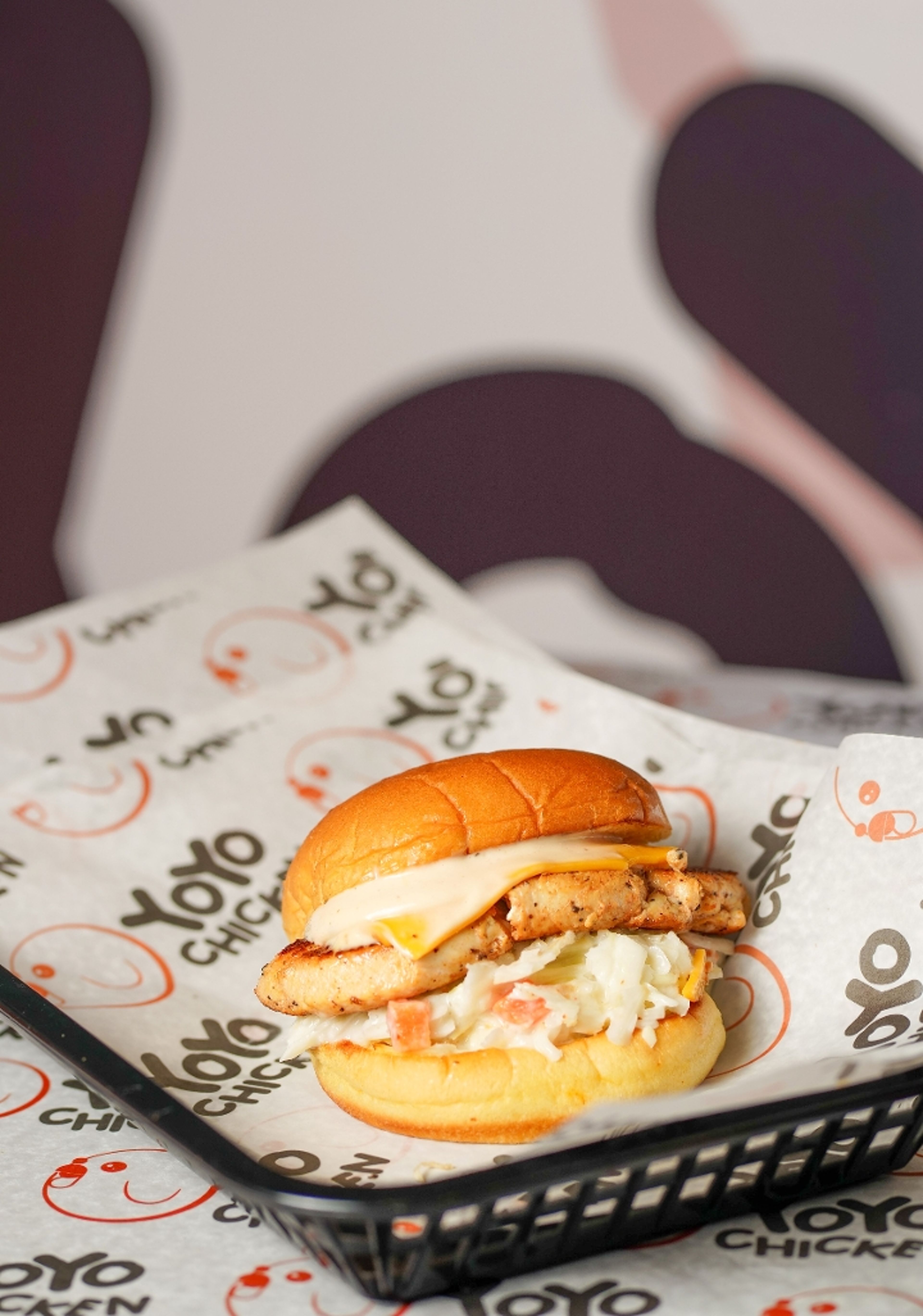 YoYo Grilled Chicken Sandwich.