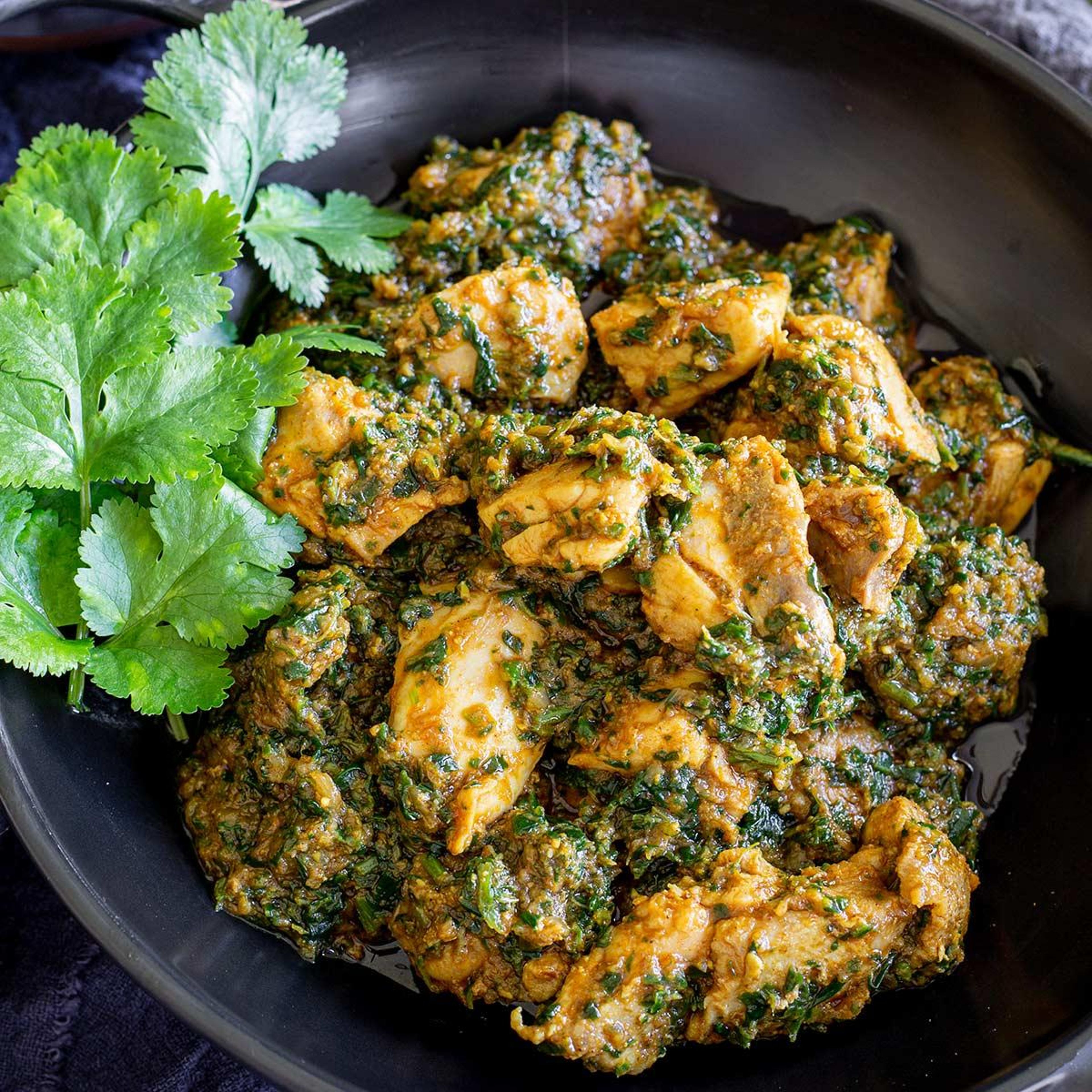 Saag Chicken.