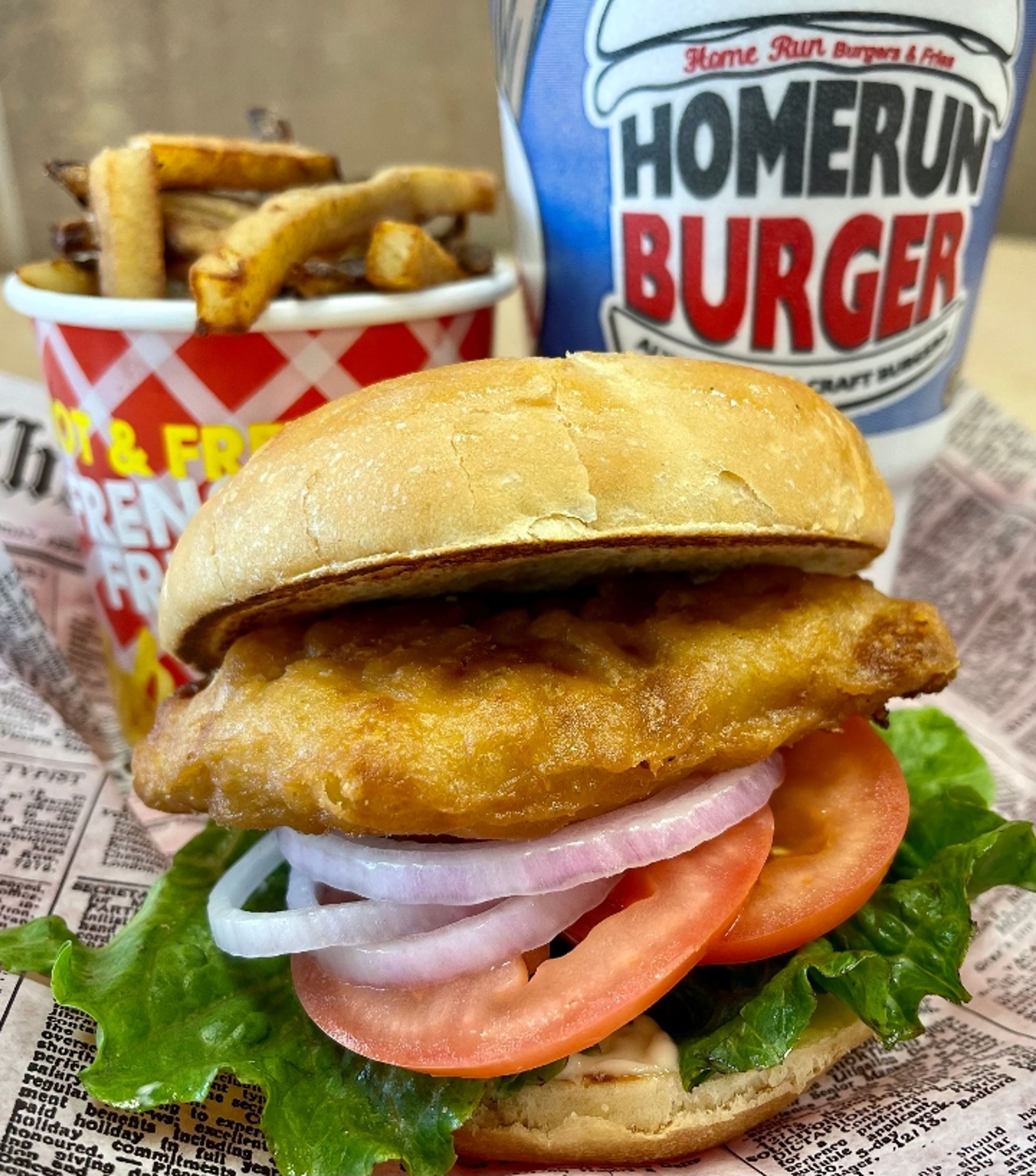 9. Fish Combo Chip/Sandwhich.