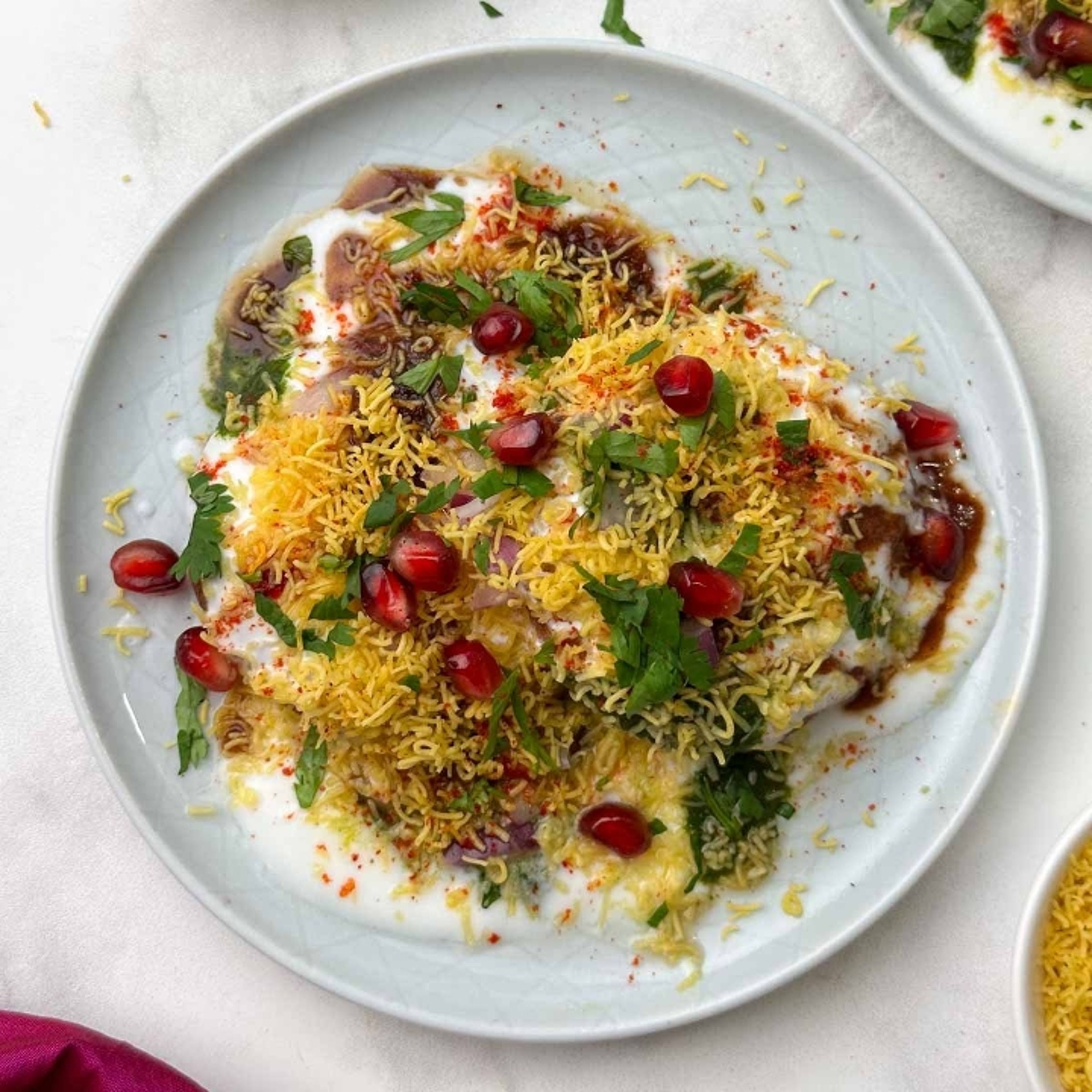 ALOO TIKKA CHAAT.