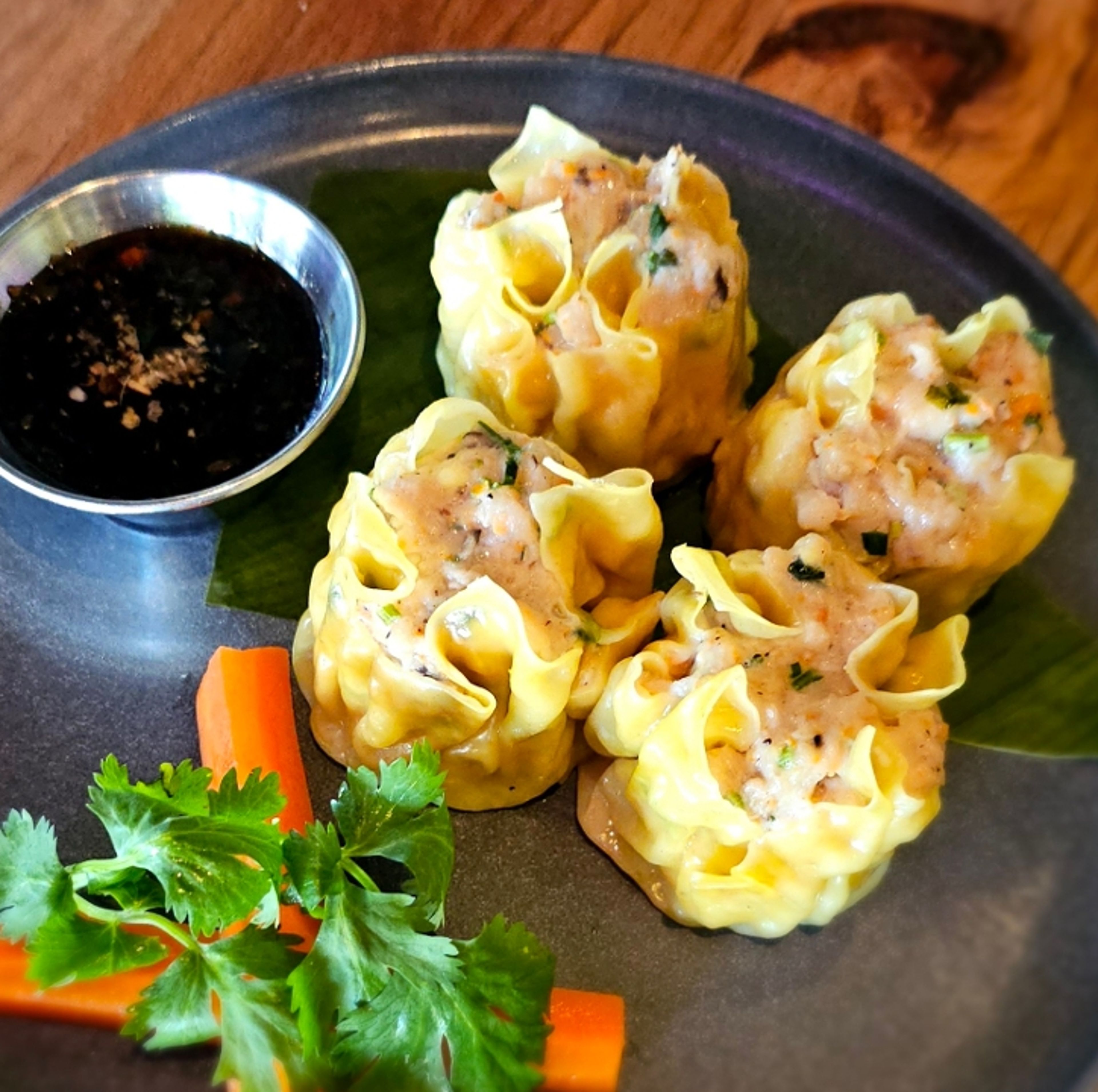 Chicken & Shrimp Dumpling.