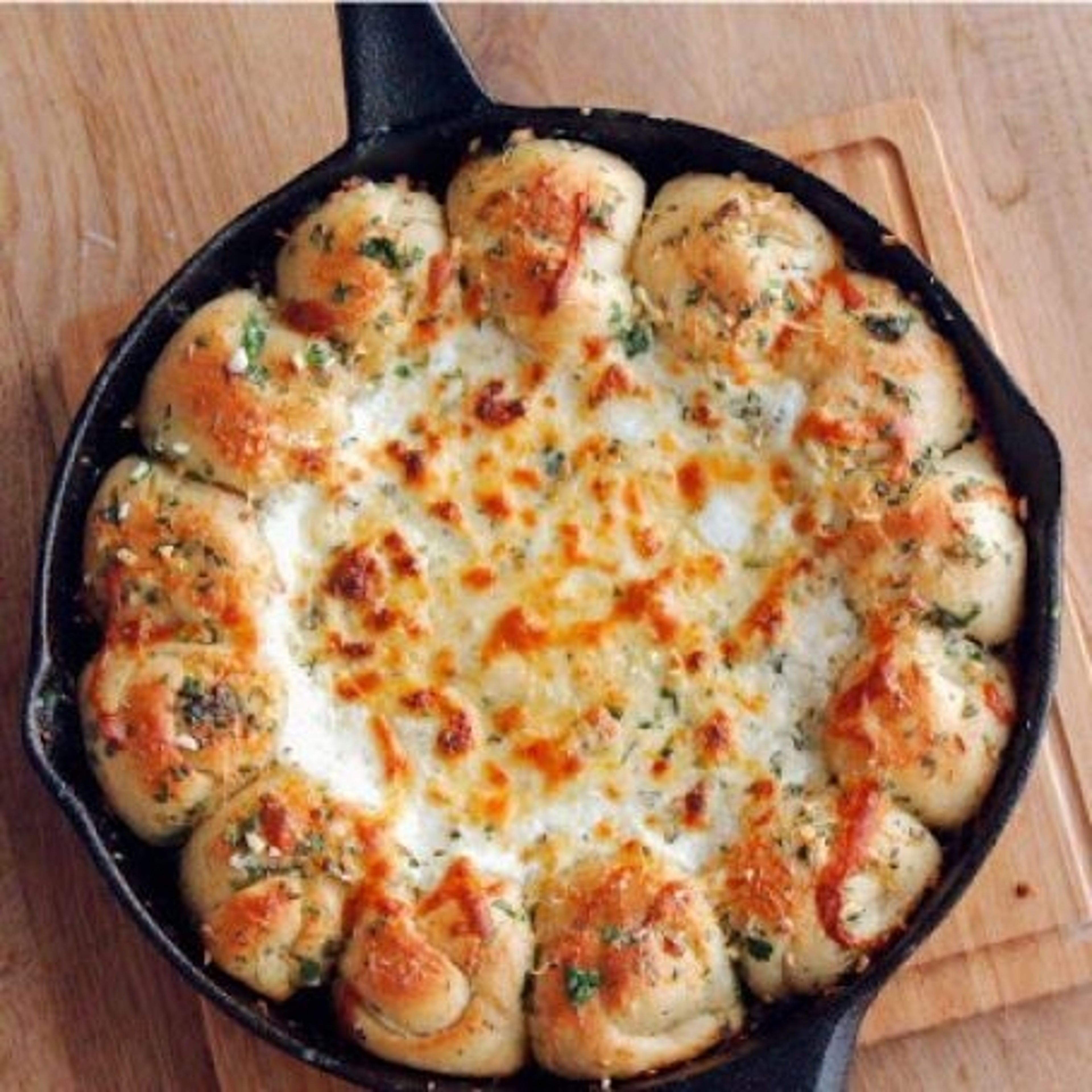 Cheesy Garlic Knots.