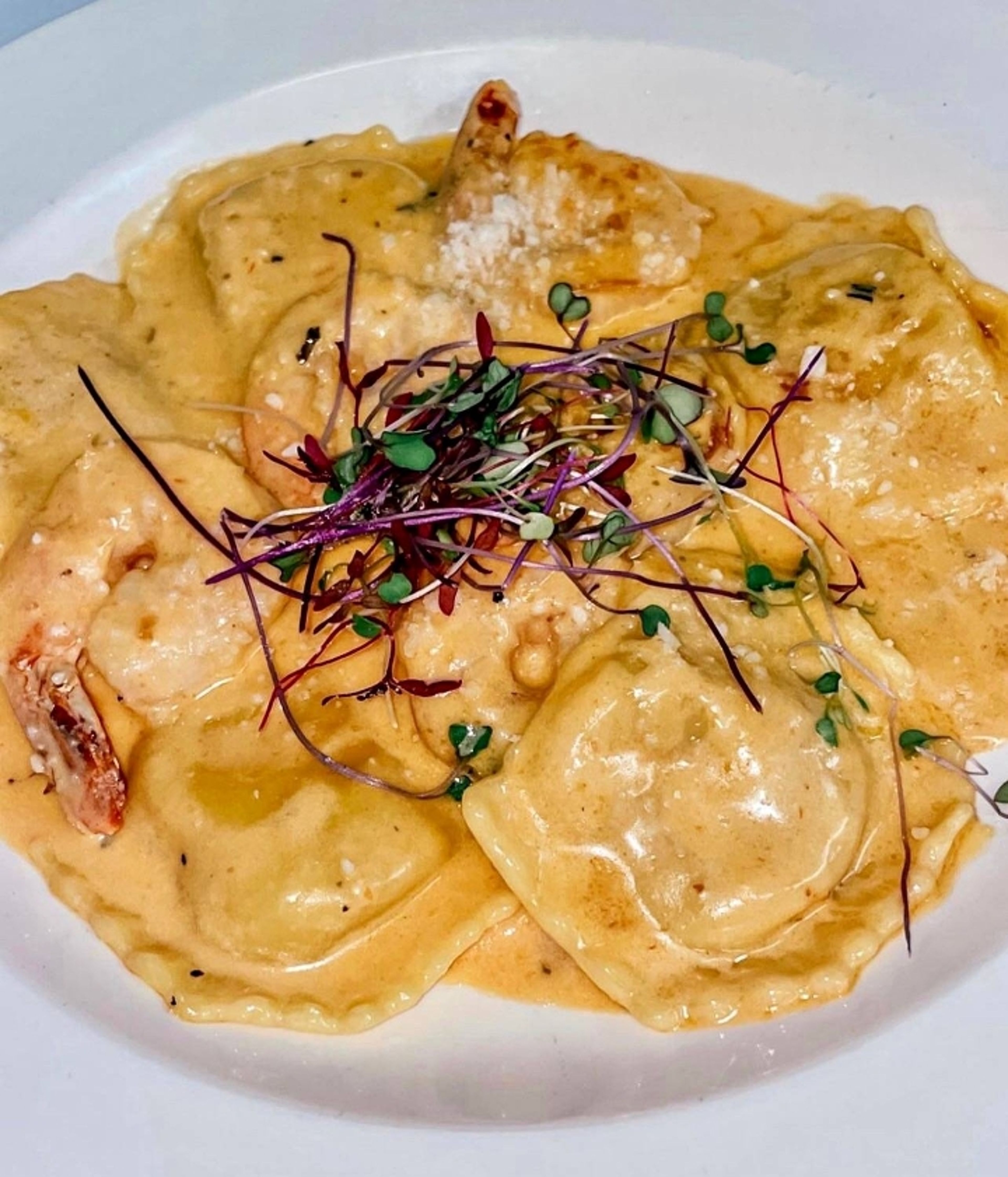 Lobster Ravioli.