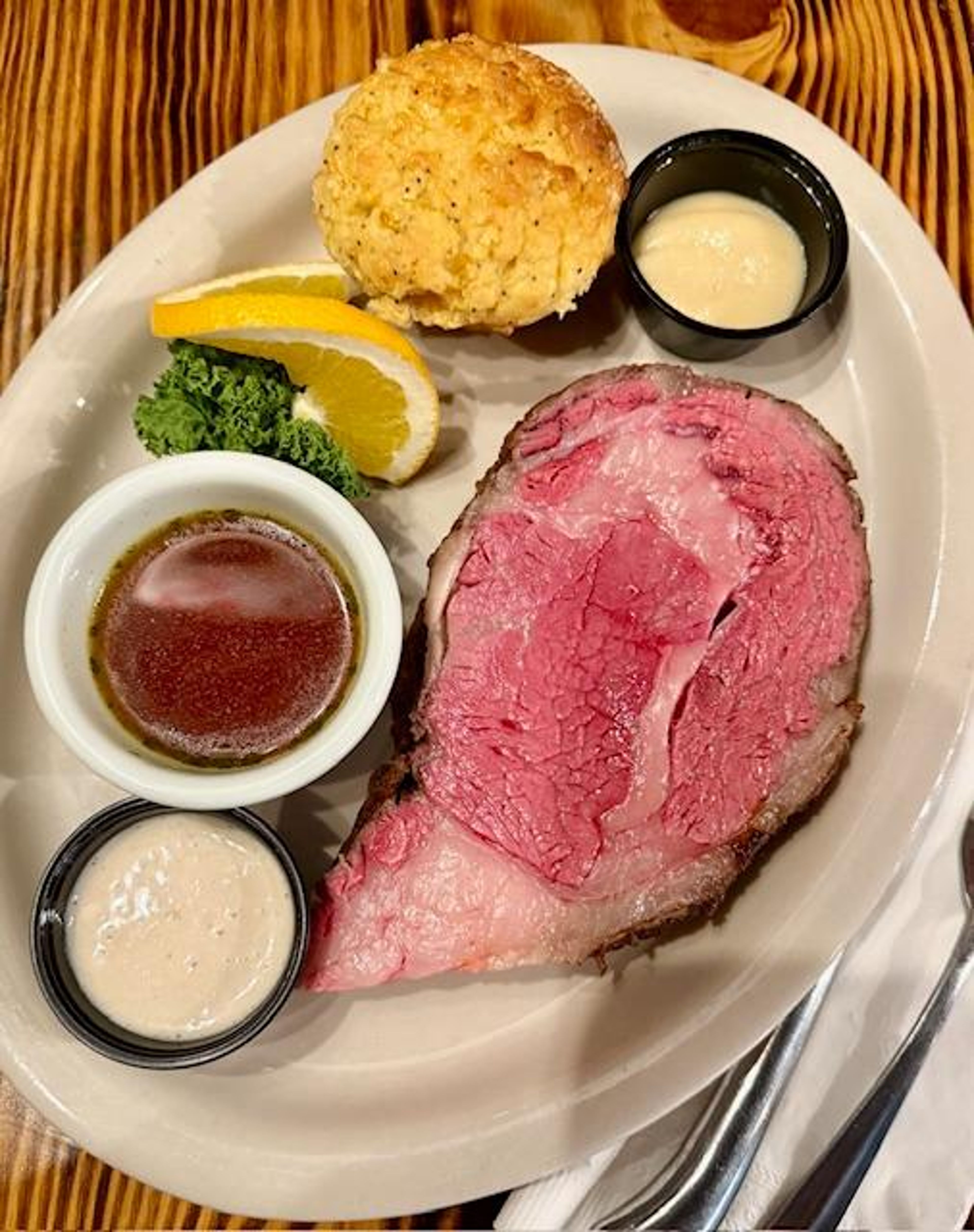 12 oz. Prime Rib Dinner.