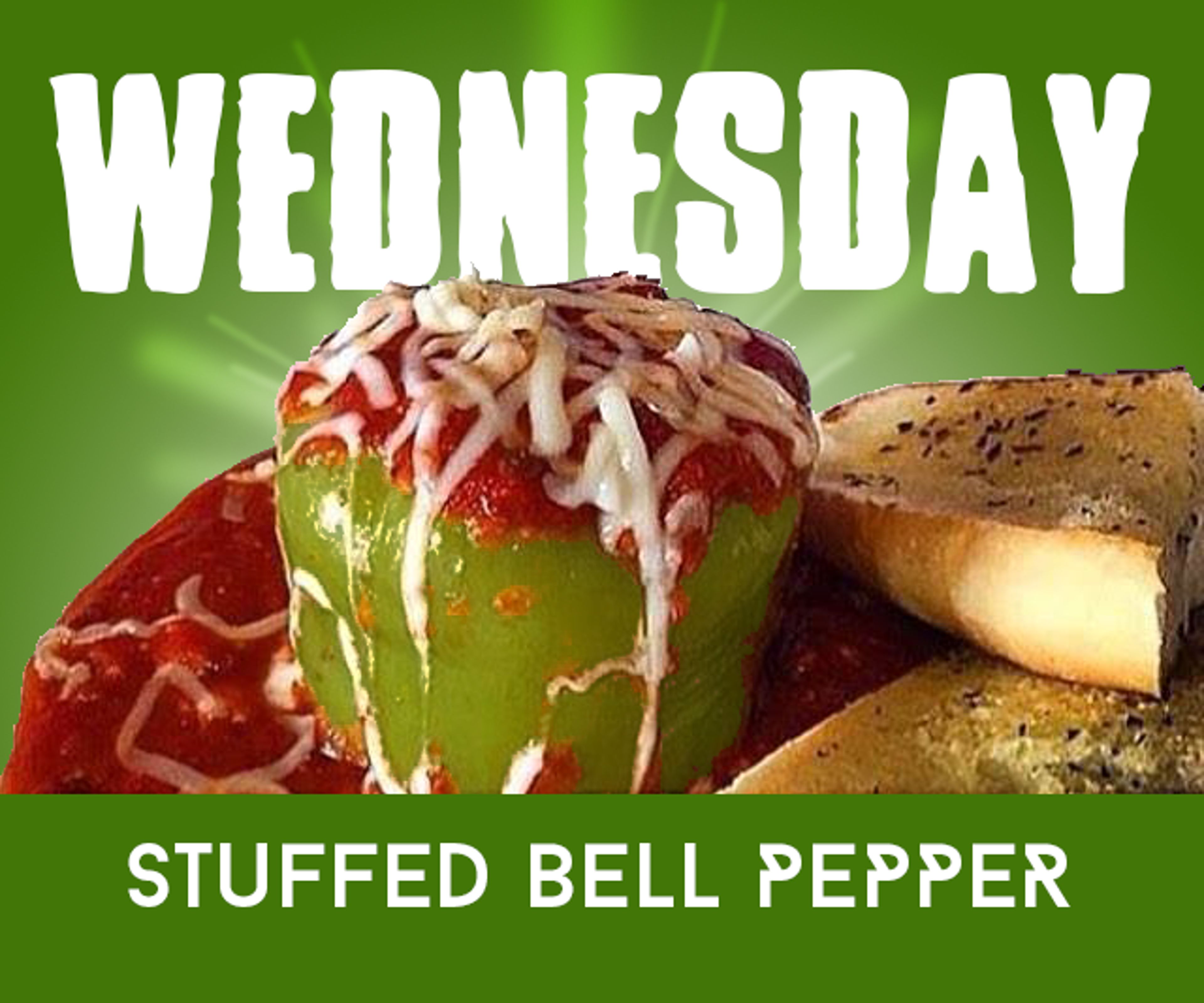 Stuffed Bell Pepper-AVAILABLE WEDNESDAY ONLY.