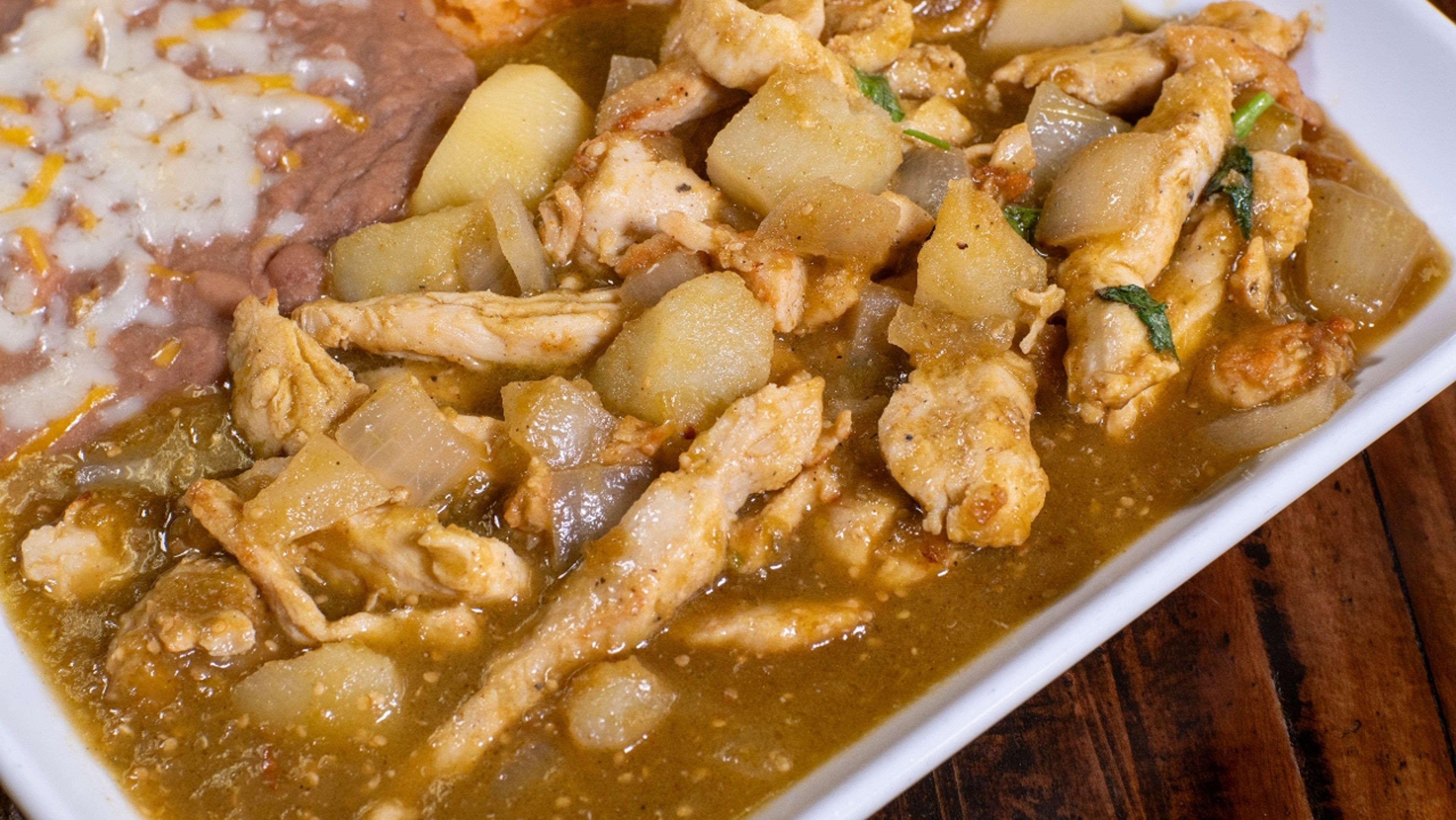 Pollo Pic Verde Papas.