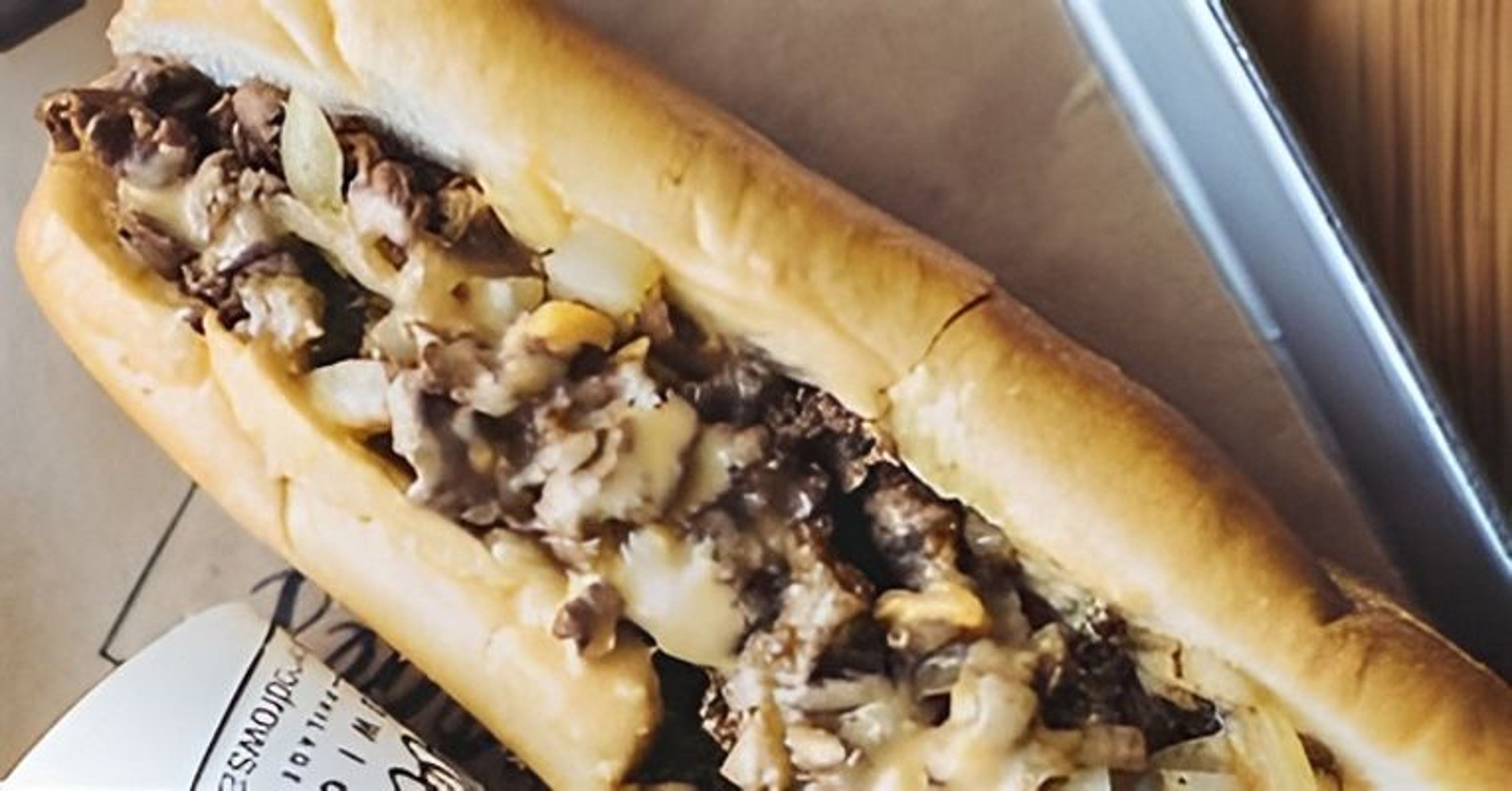 Steak Em' Up Cheesesteak.