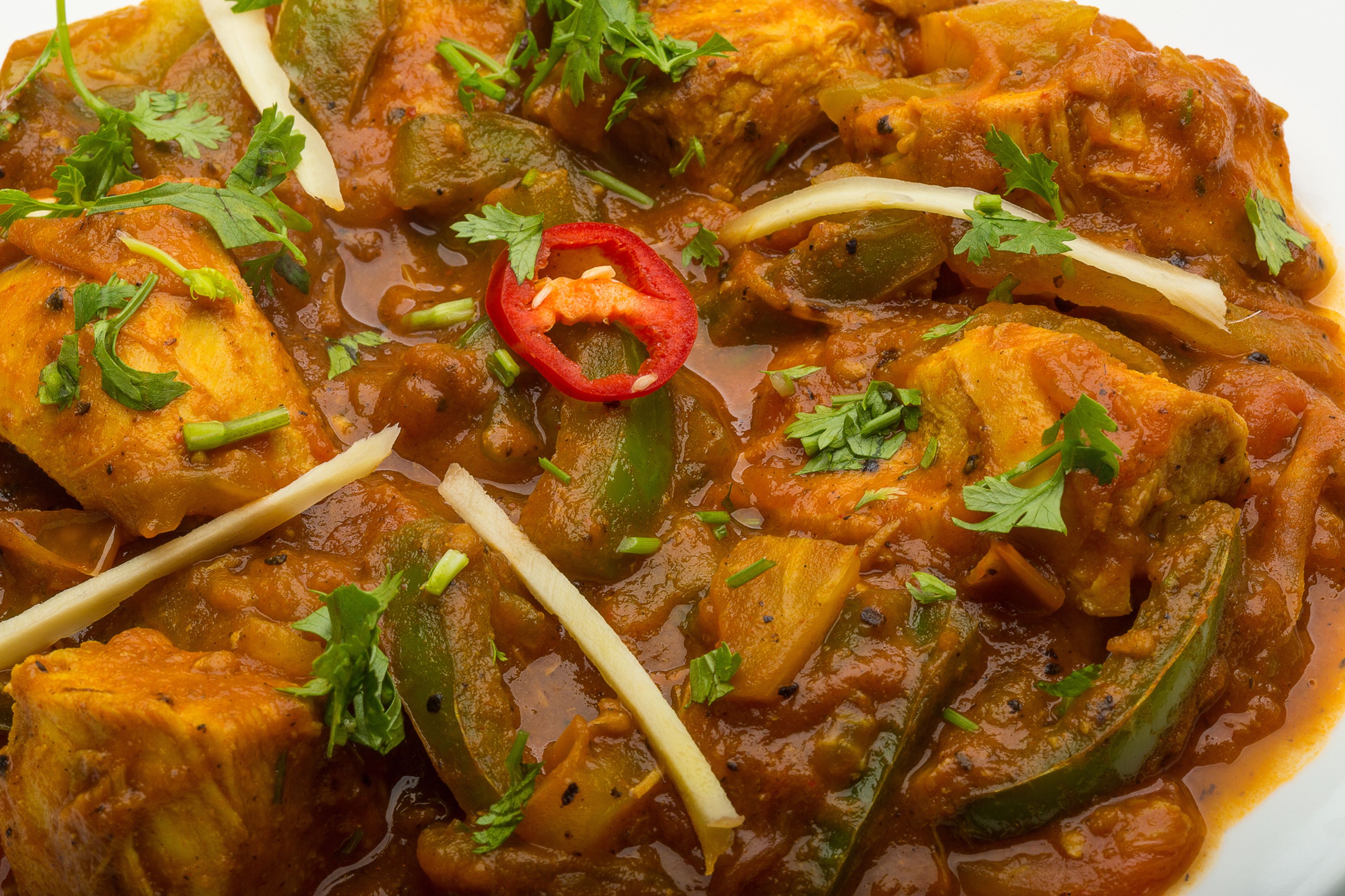 Lunch Kadai chicken ( halal).
