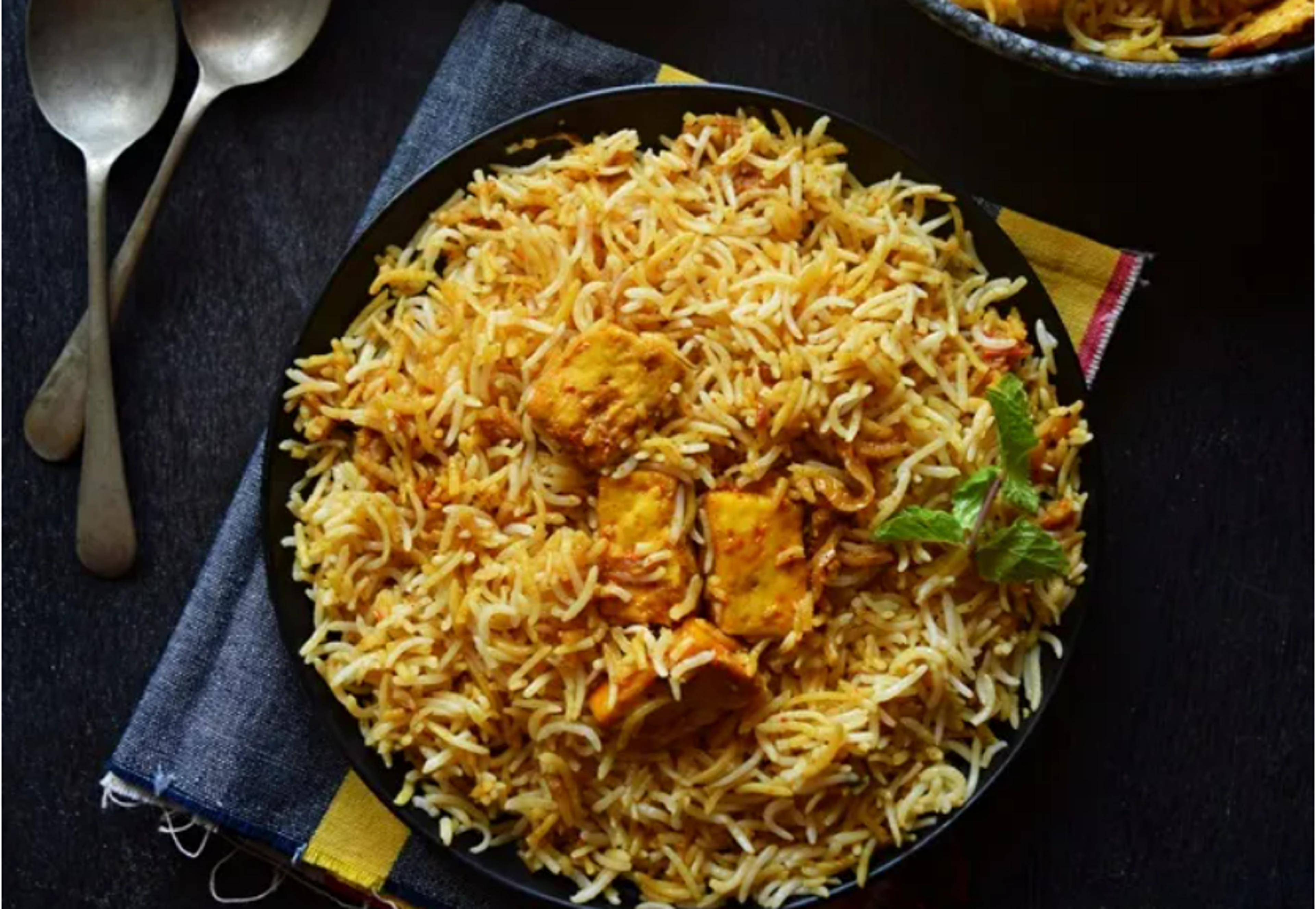 Paneer Biryani.
