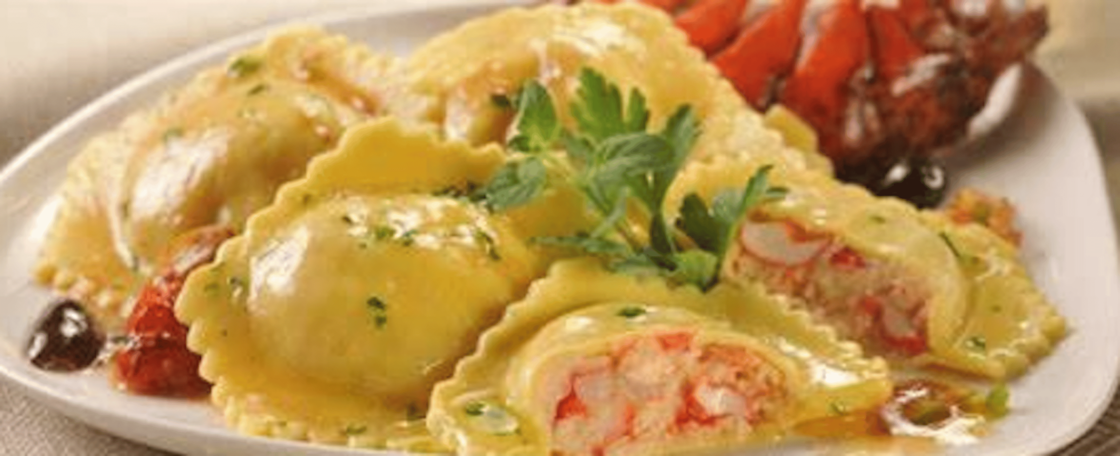Lobster Ravioli.