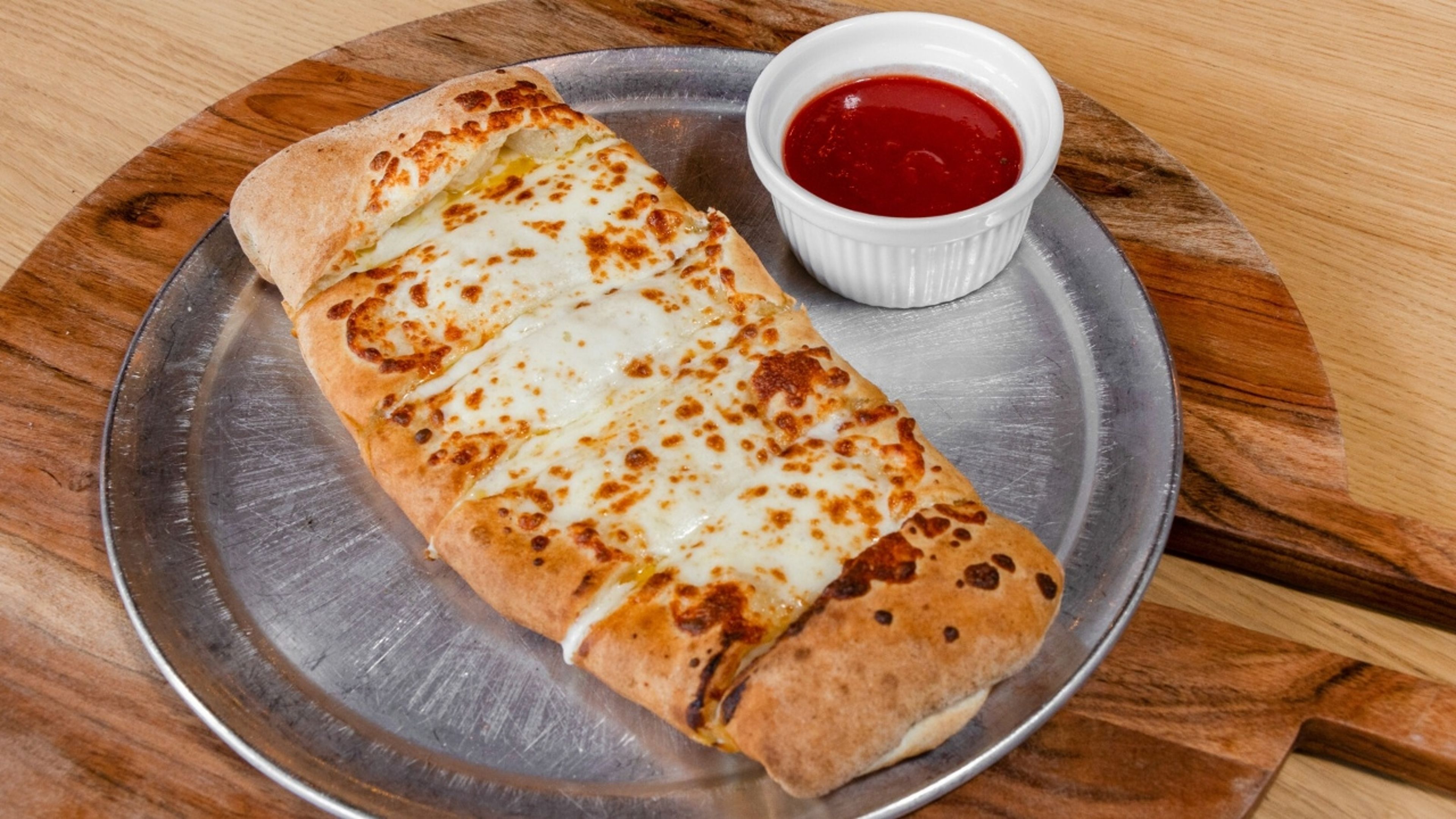 Pepperoni Stuffed Breadsticks.