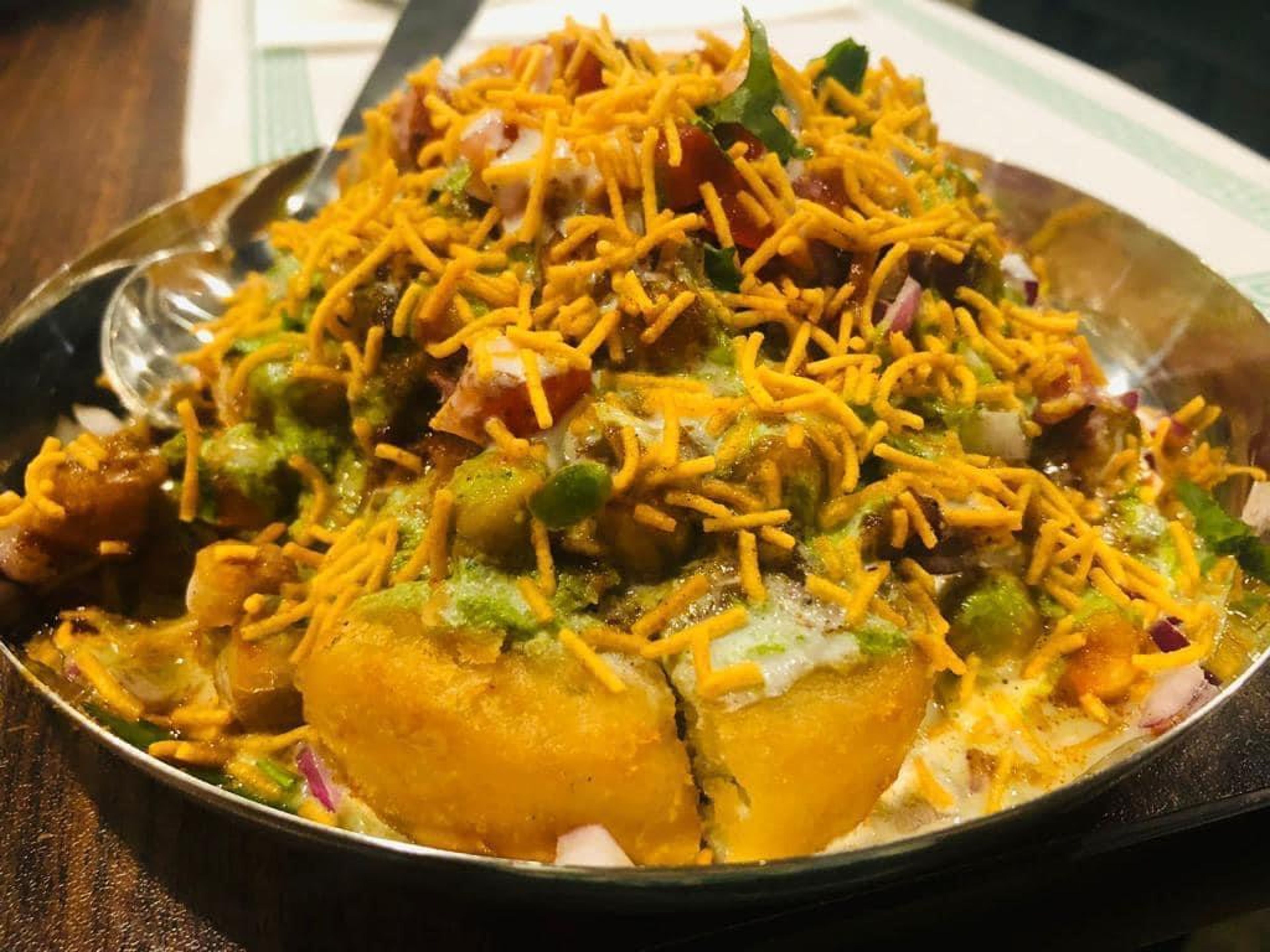Samosa Chaat.
