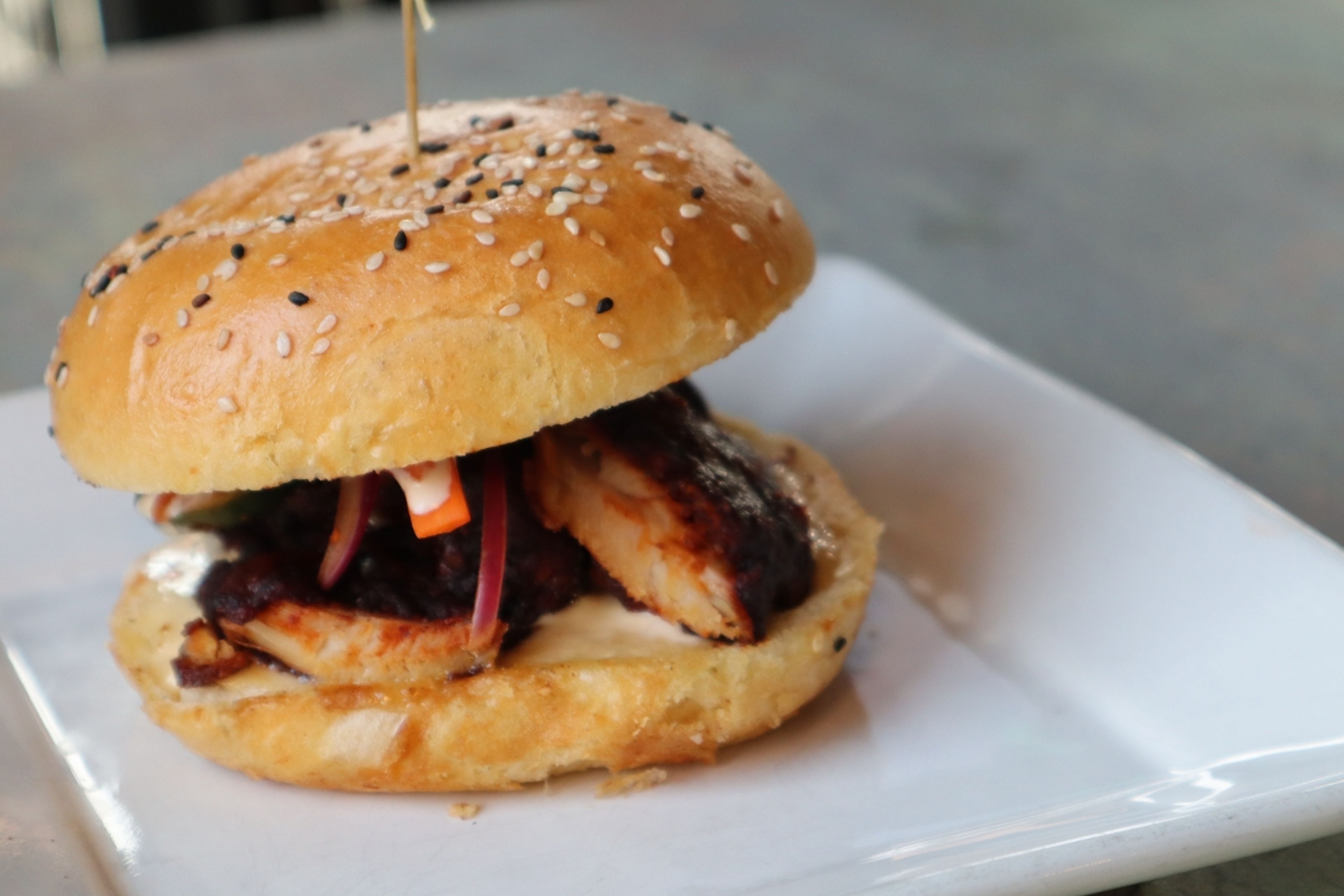 Korean Hot Chicken Sandwich (Korea).