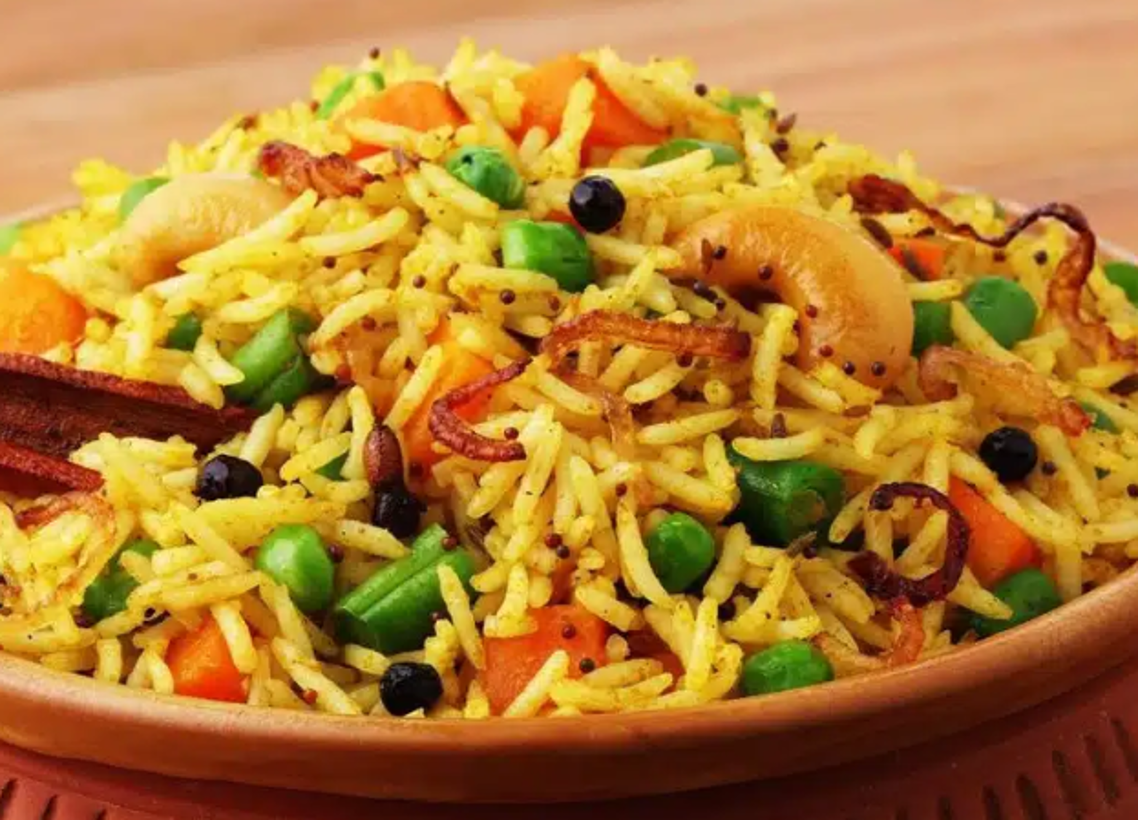 Vegetable Biryani.