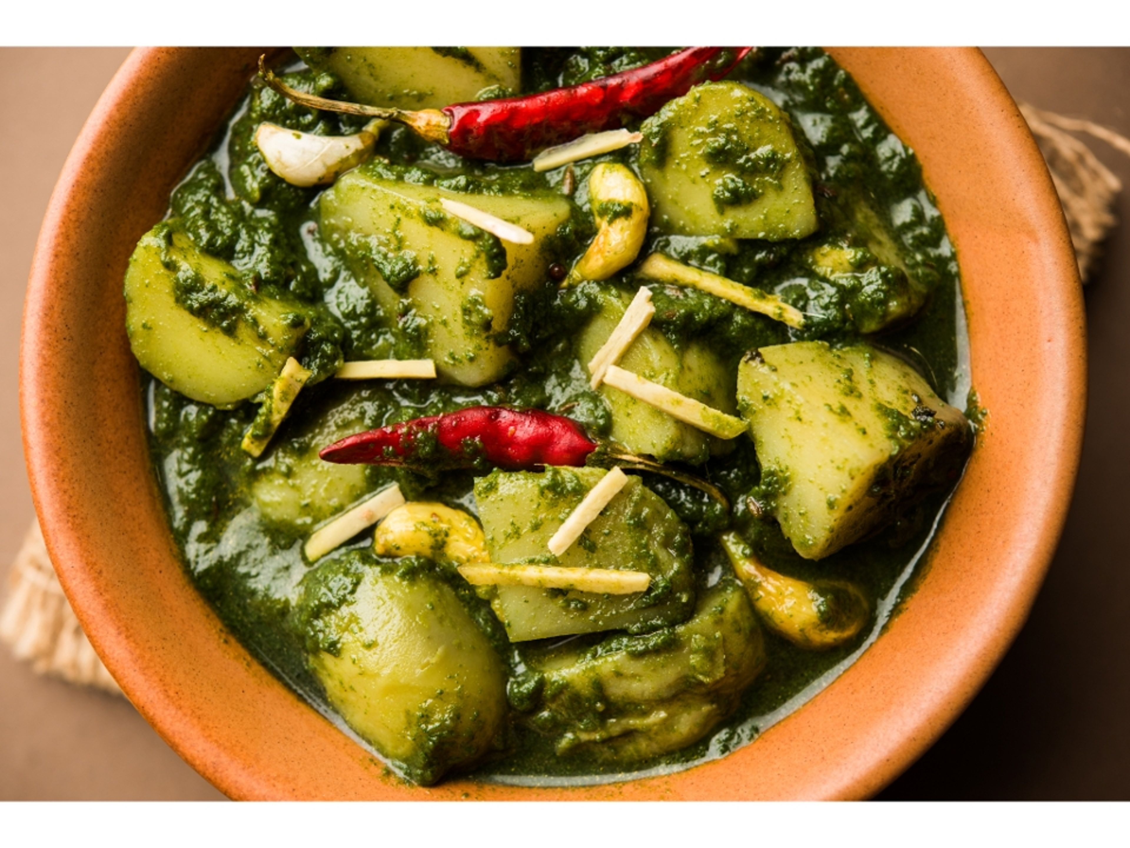 Palak Aloo.