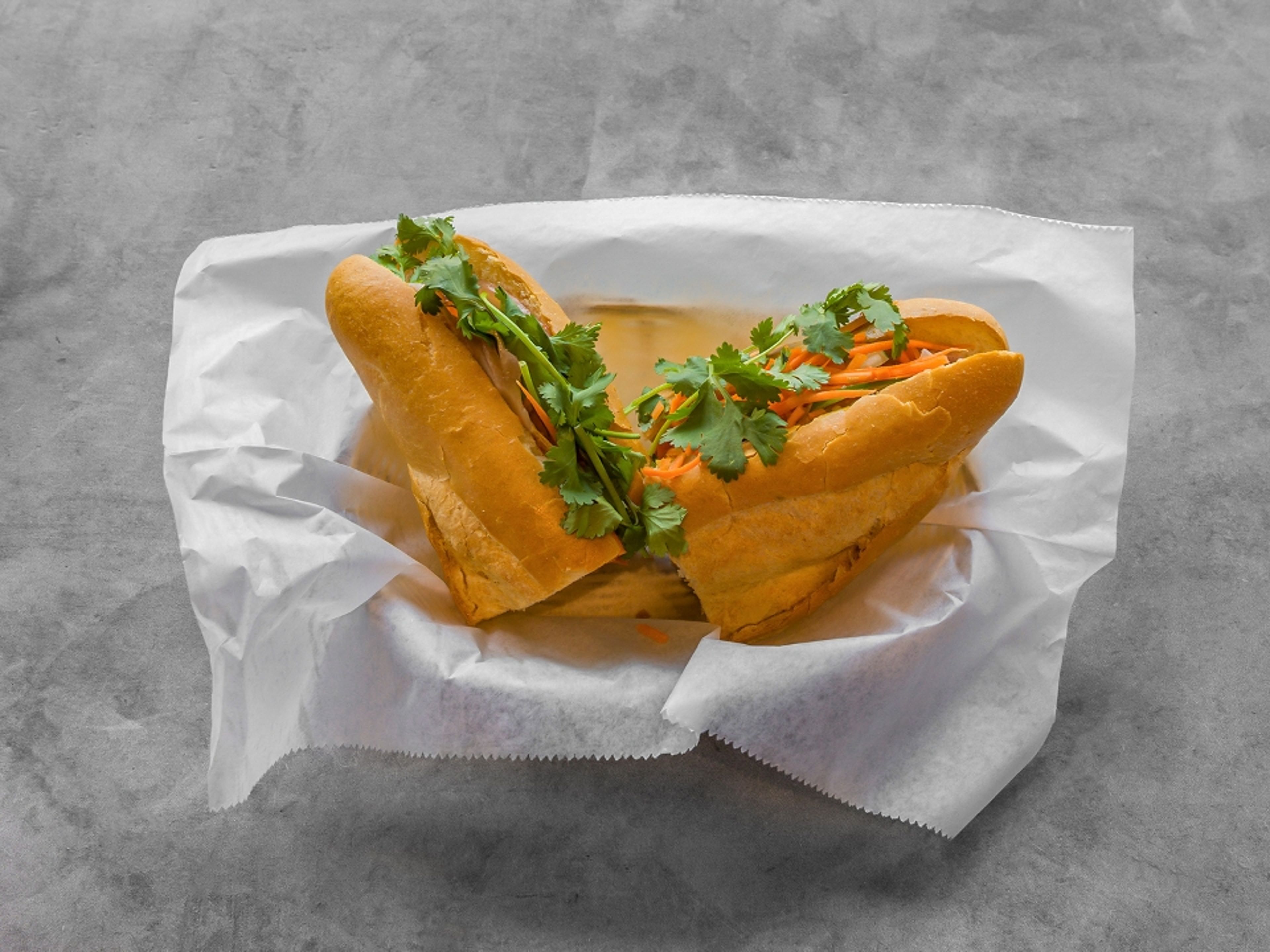 C3 Banh Mi Thit Nuong - Grilled Pork Banh Mi.