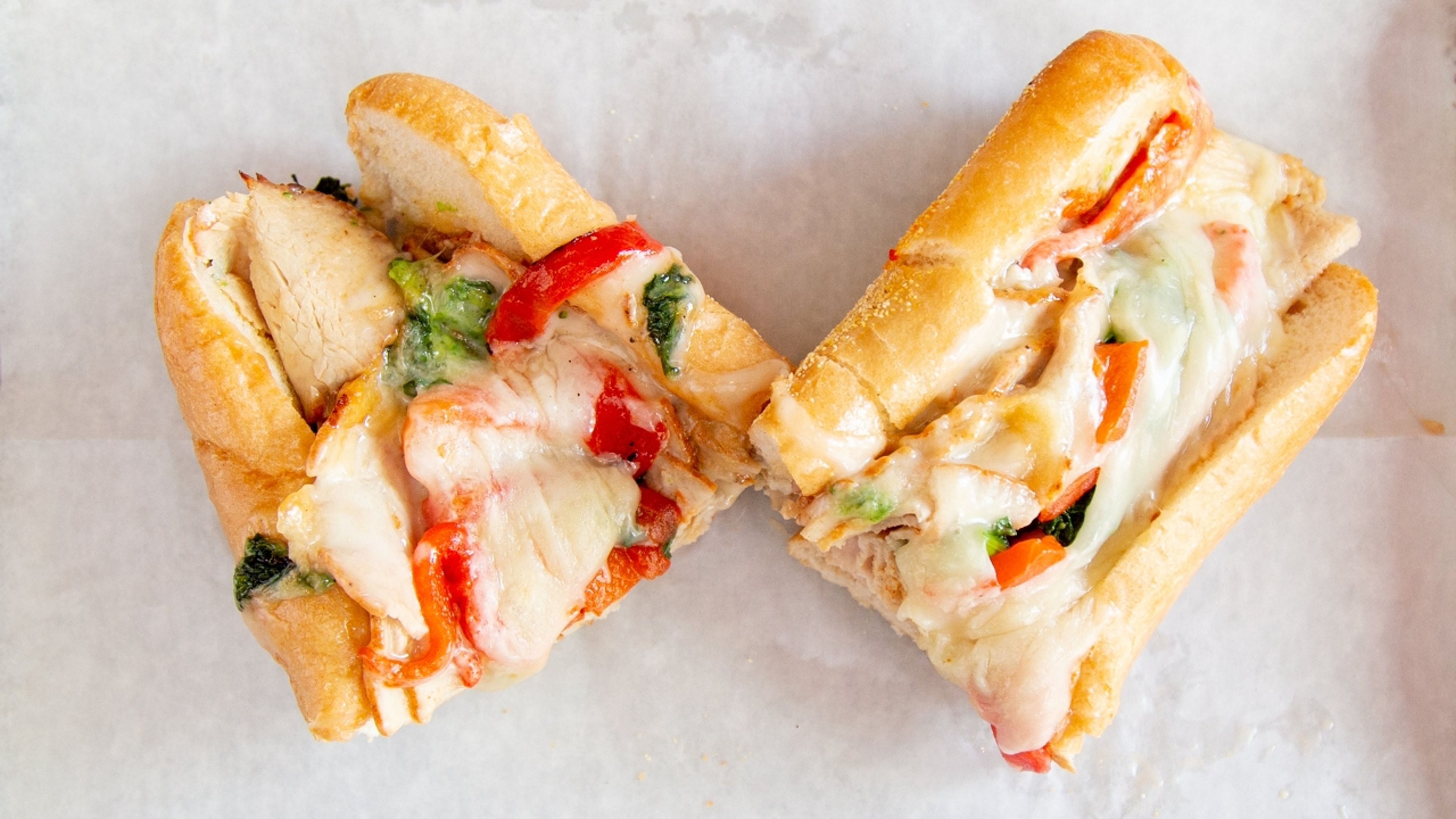 Roast Pork Loin Grinder.