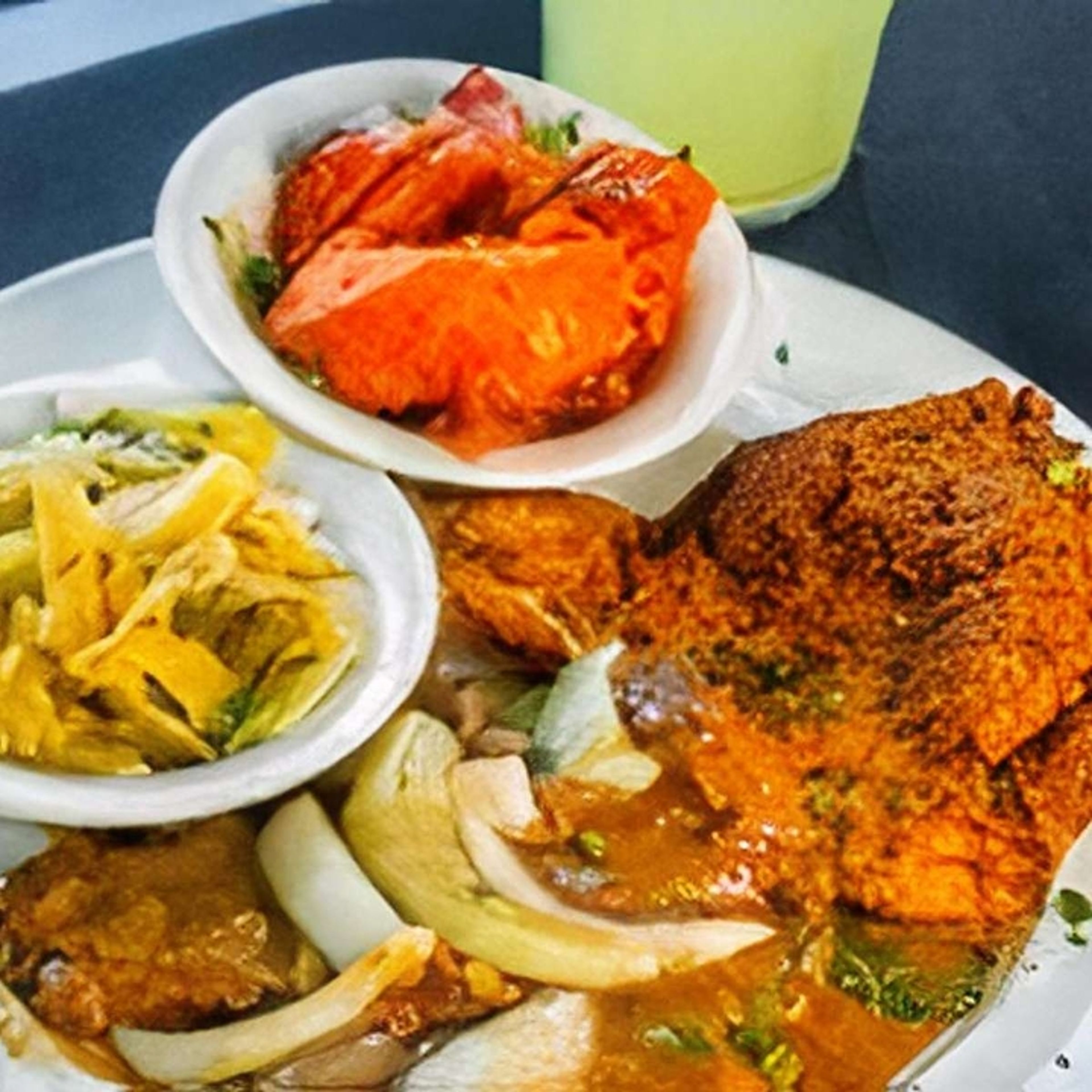 Fried Pork Chops - Two Center Cut Chops.