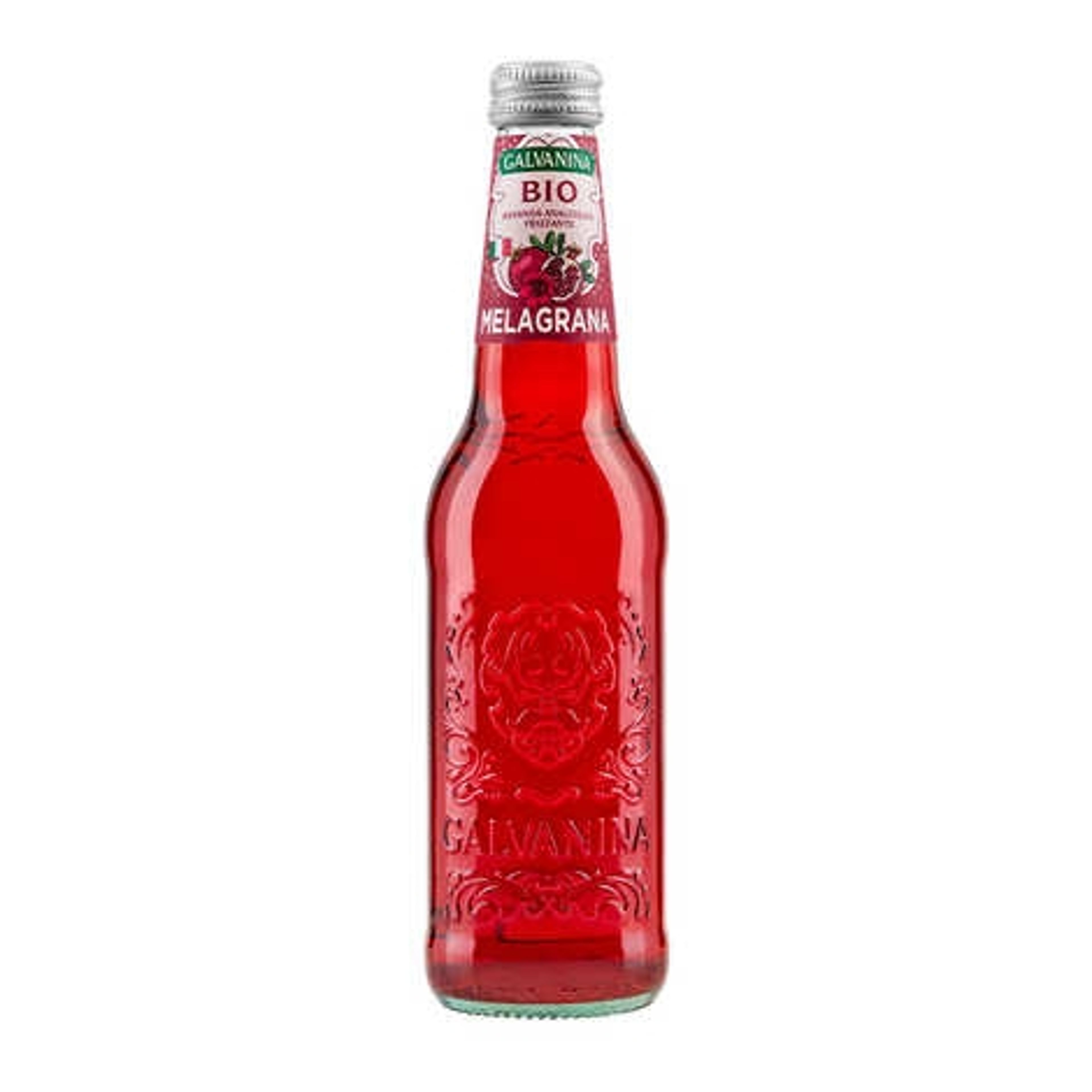 Galvanina Organic Pomegranate Soda.