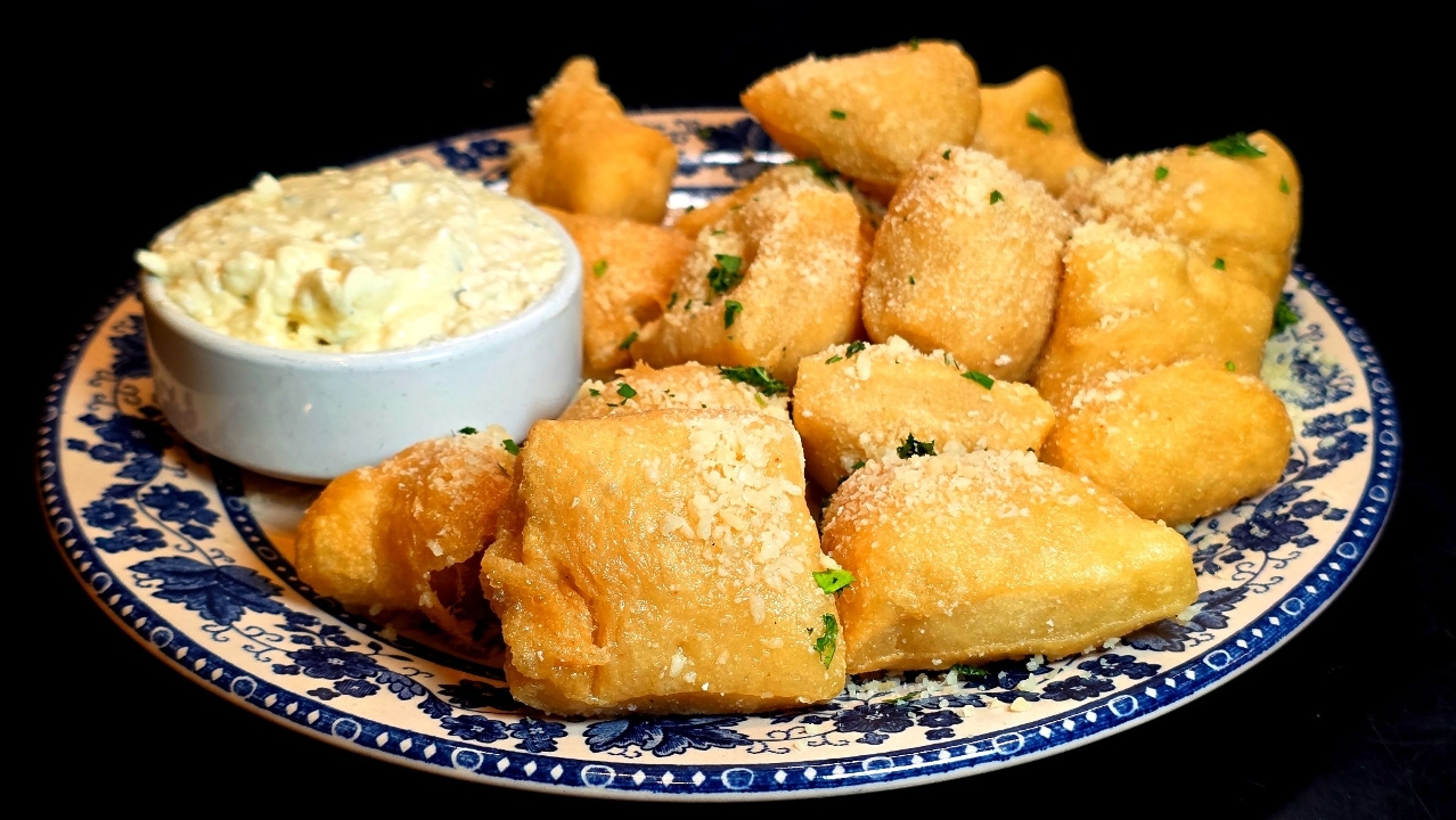 Garlic Puffs.