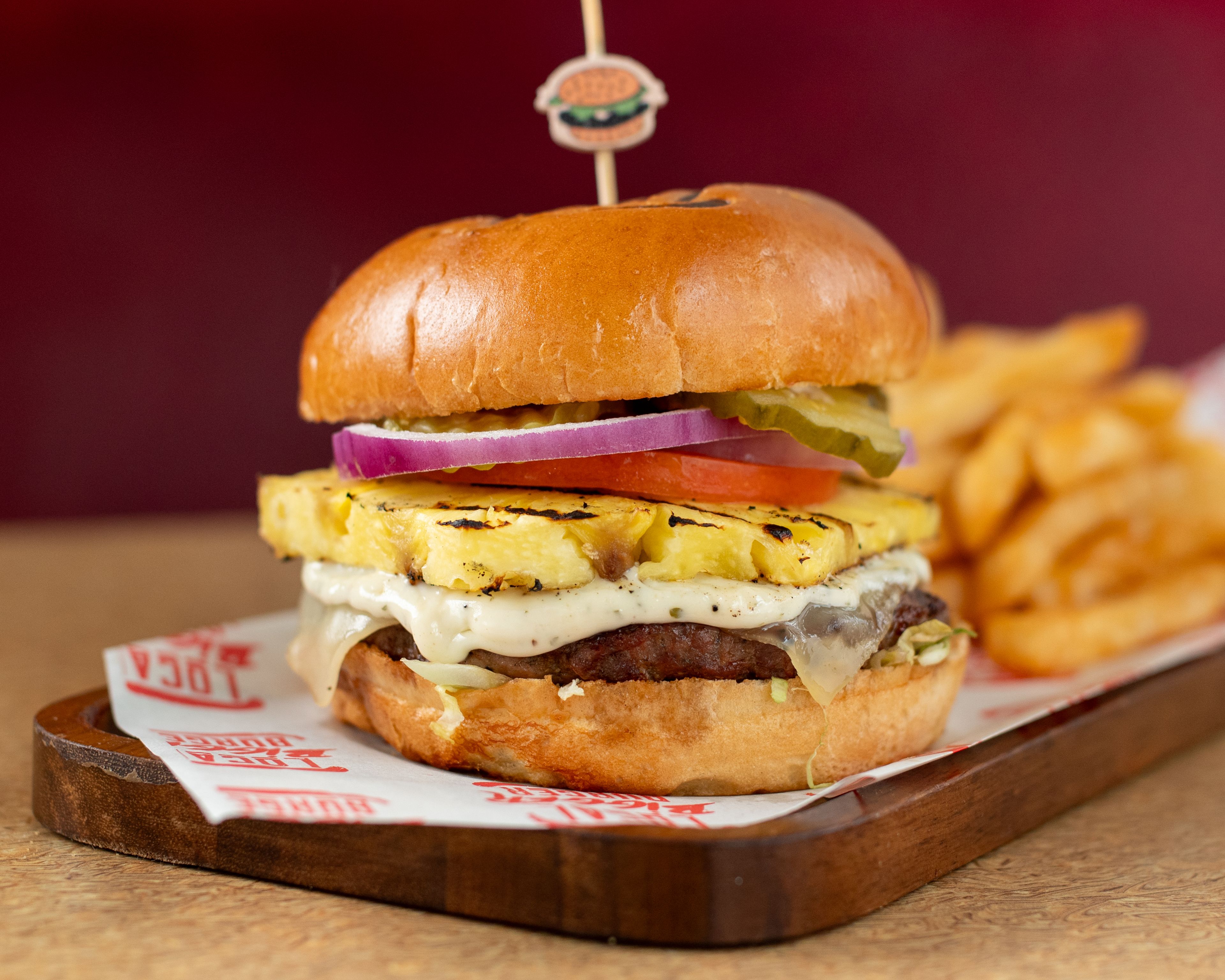 Double Hawaiian Burger.