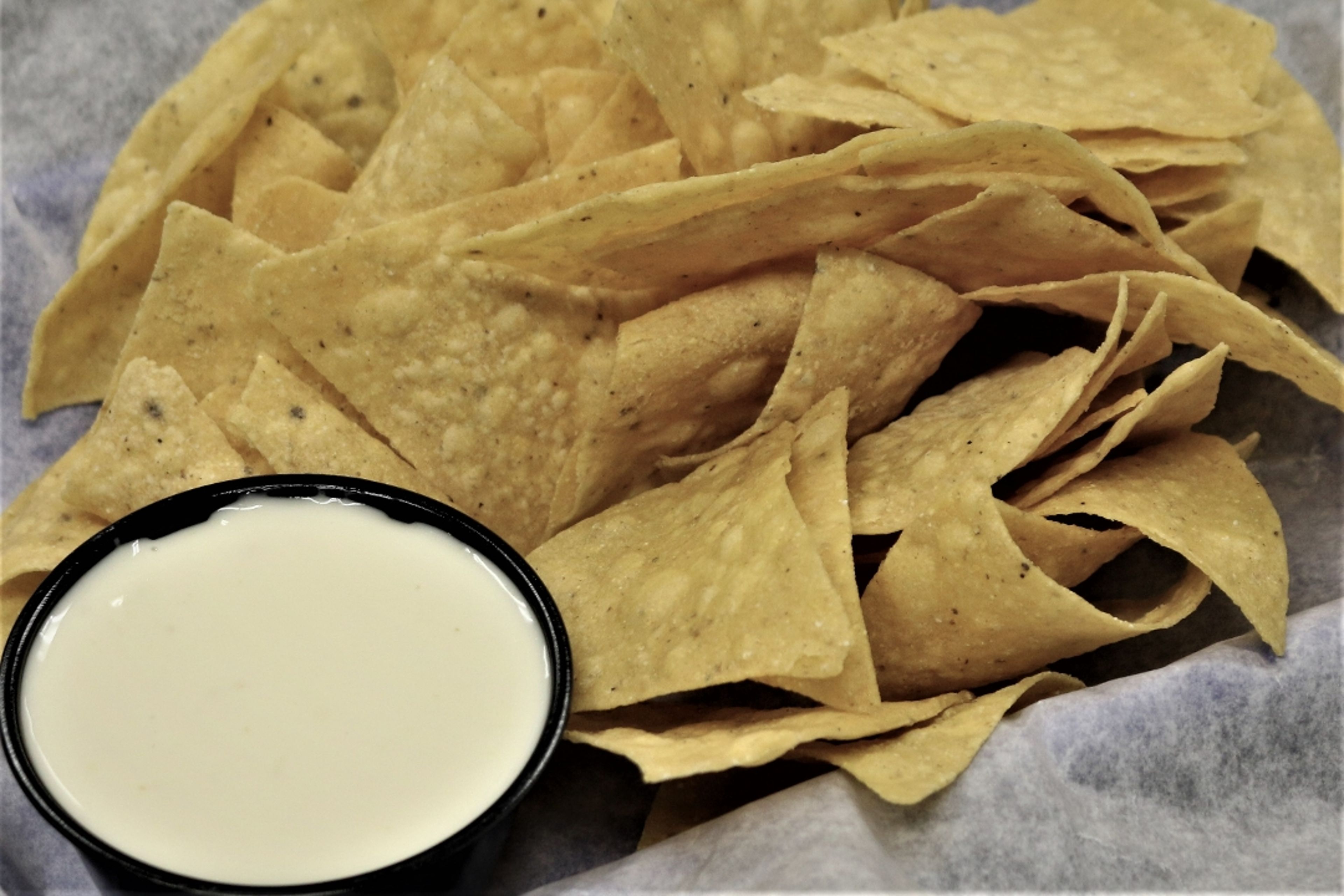 Queso Dip and Chips.