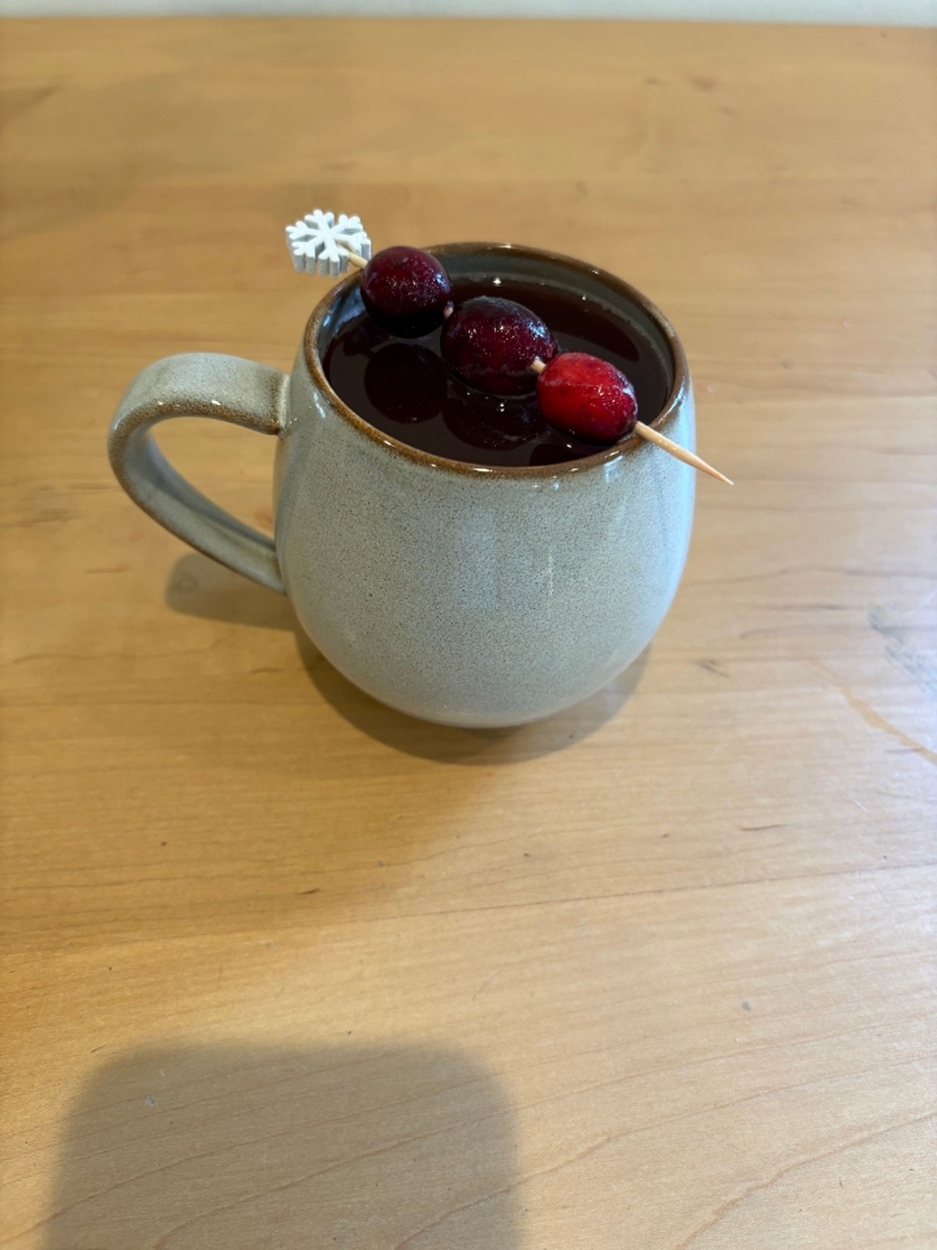 NA Mulled Cider w/ Chai Spices.